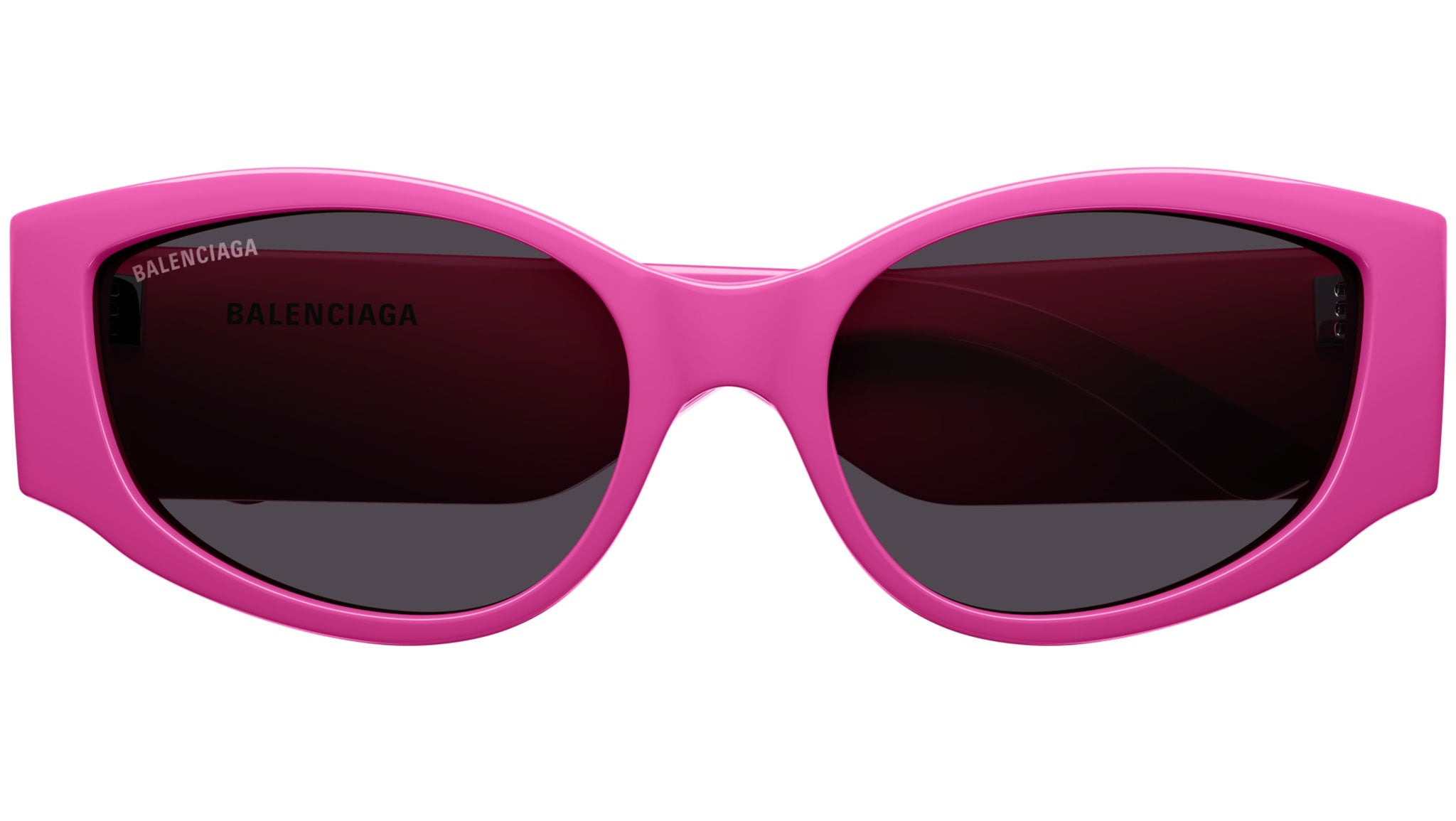 New Balenciaga Womens Cat Eye Fuchsia Silver Grey Fashion Designer Sunglasses Balenciaga-Cat-Eye-Frame-  main image 4