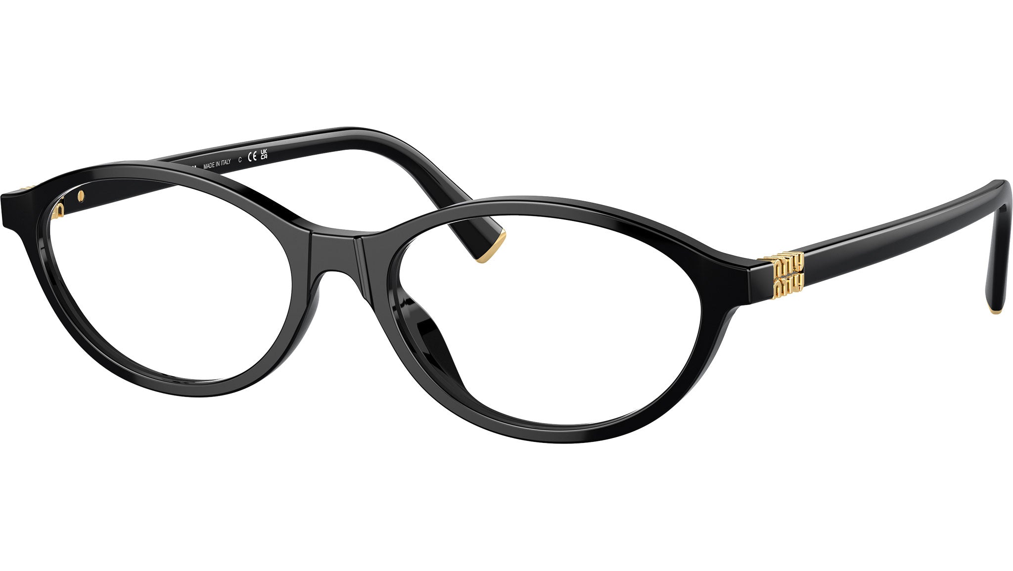 Miu Miu ブラックファークリスタルミュール Miu Miu MU 10YS 1AB5D1 56 Sunglasses | Bassol Optic United States