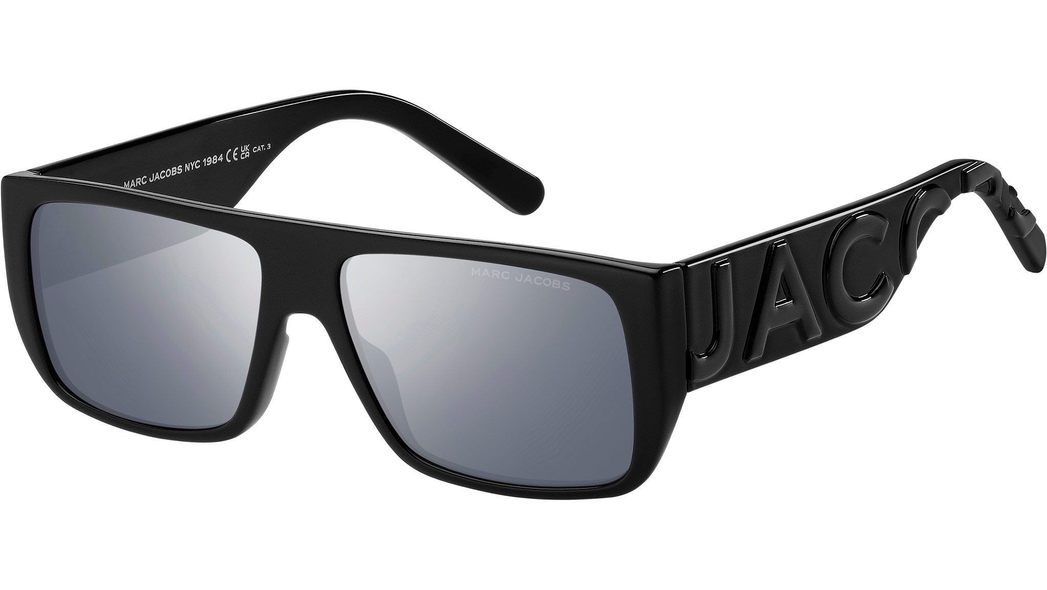 Marc Jacobs MARC LOGO 096/S 08A T4 Sunglasses Black Grey - eye-oo.com