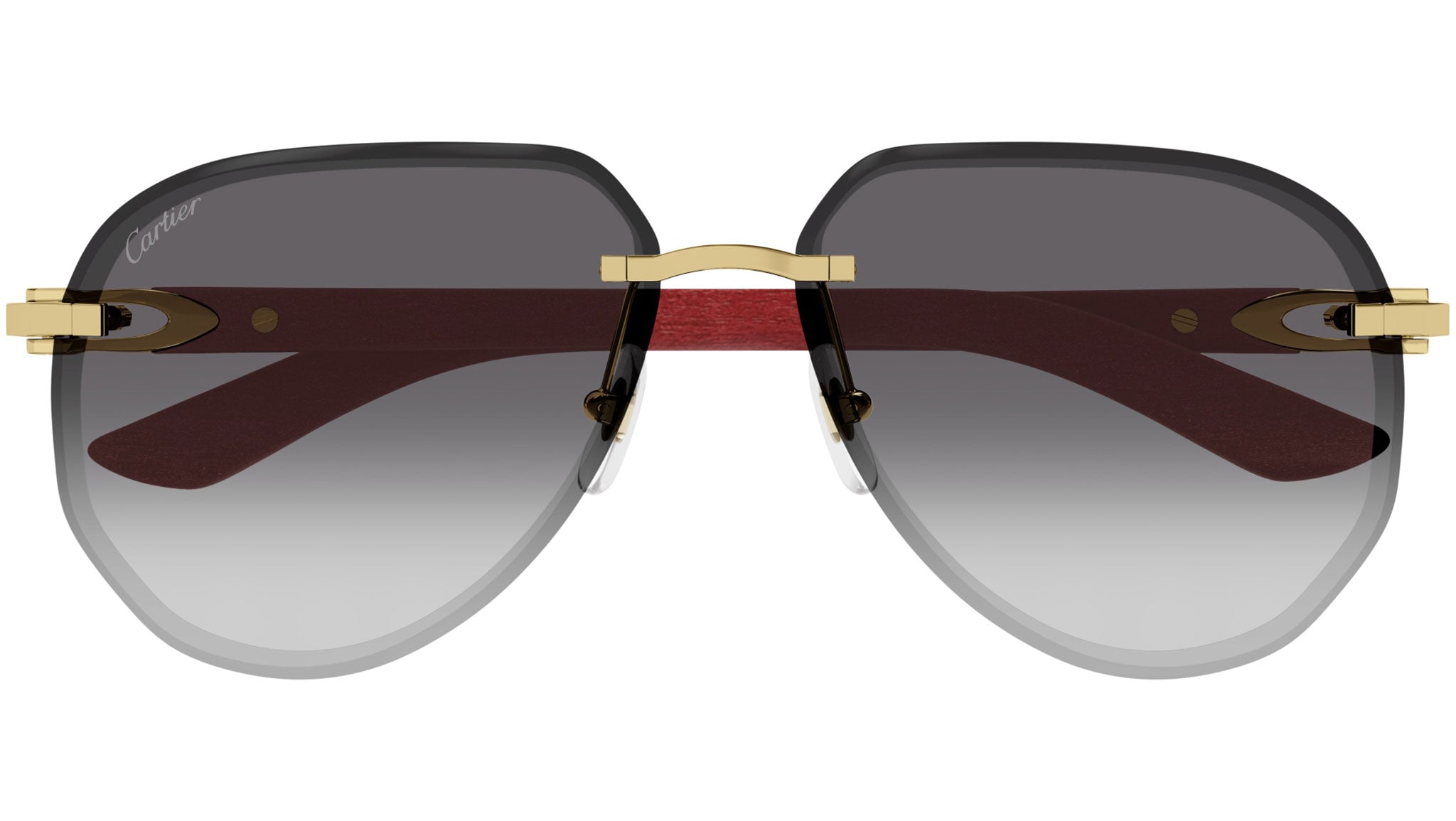 Cartier CT0440S 003 Sunglasses Shiny Gold - eye-oo.com