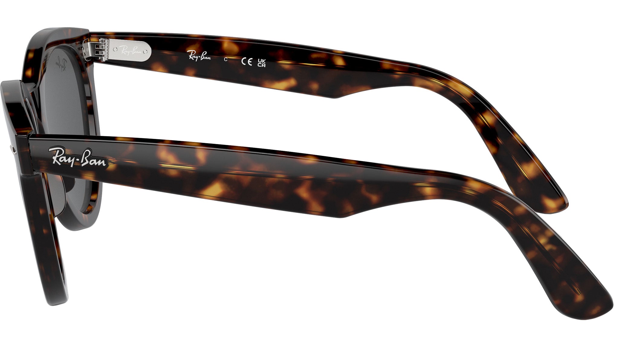 小物 Ray-Ban WAYFARER Ray Ban Sunglasses Wayfarer Black RB2140 901S MATTE Green Non