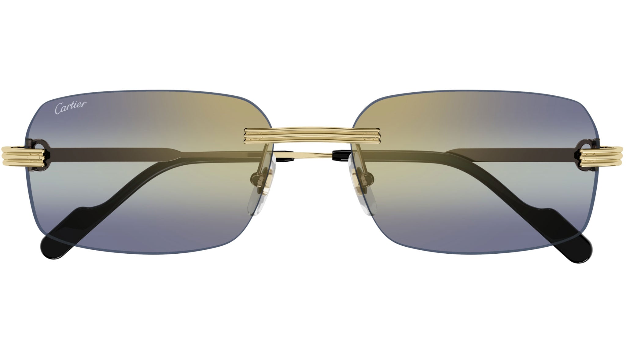 Cartier Première CT0271S Sunglasses 006 Shiny Gold - eye-oo.com