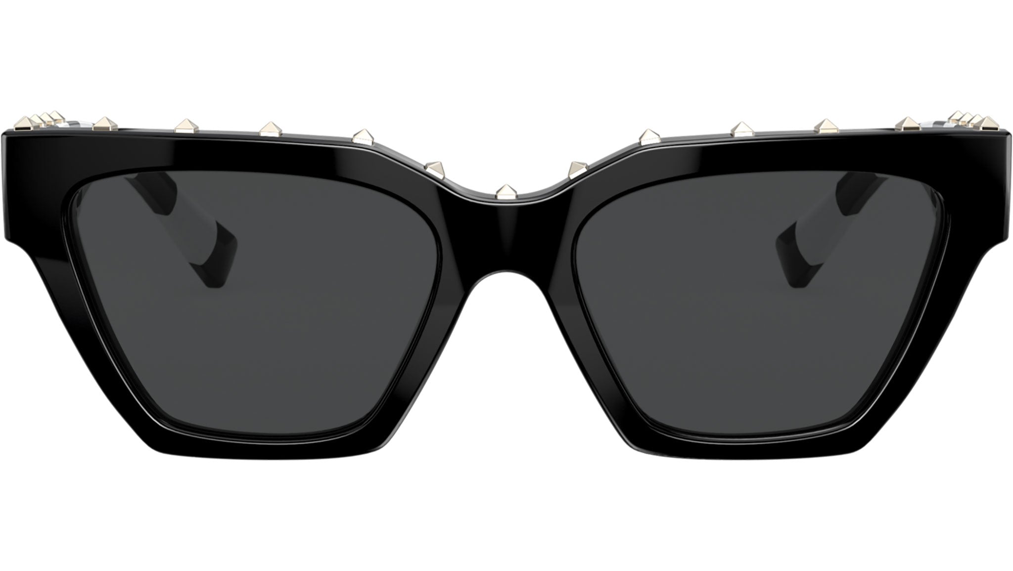 Valentino Glossy Black Cat-Eye Sunglasses Valentino V-GOLDCUT-I VLS 113A Sunglasses - US main image 2