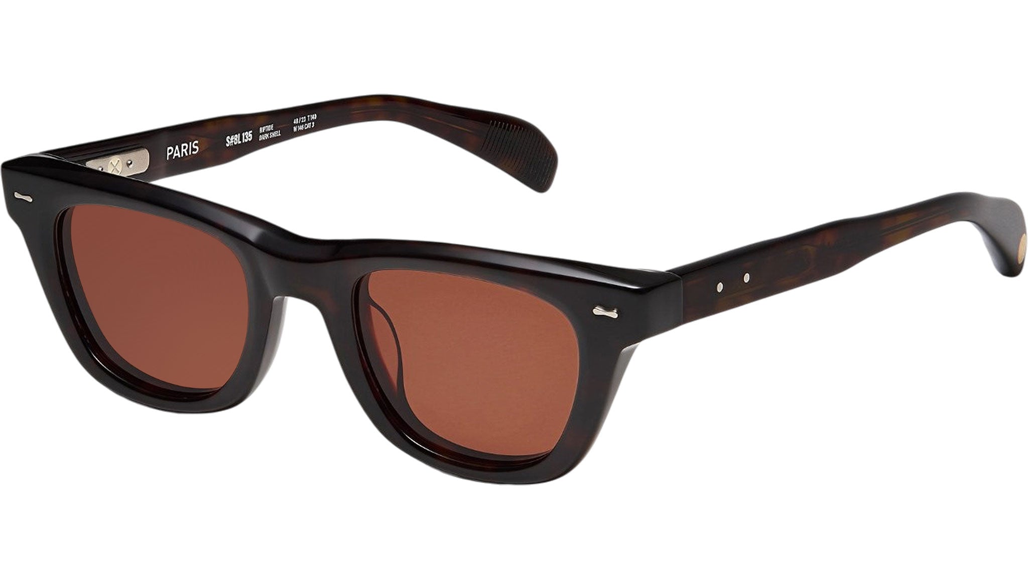 Peter and May Riptide Dark Shell Sunglasses S135 - eye-oo.com