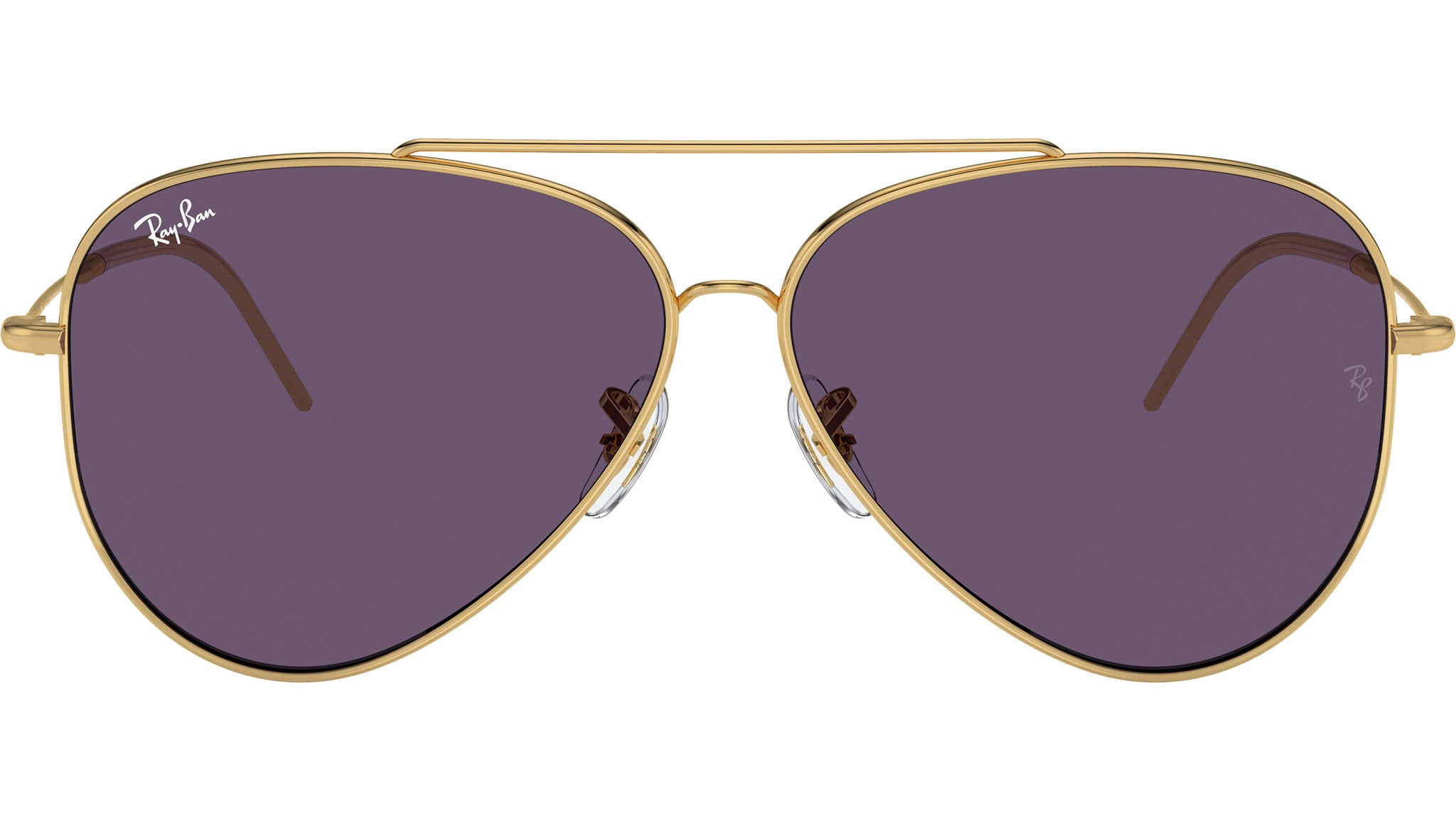 Ray ban purple aviator Ray-Ban Sunglasses RB3731 ANH 004/1A Gunmetal Butterfly  main image 4