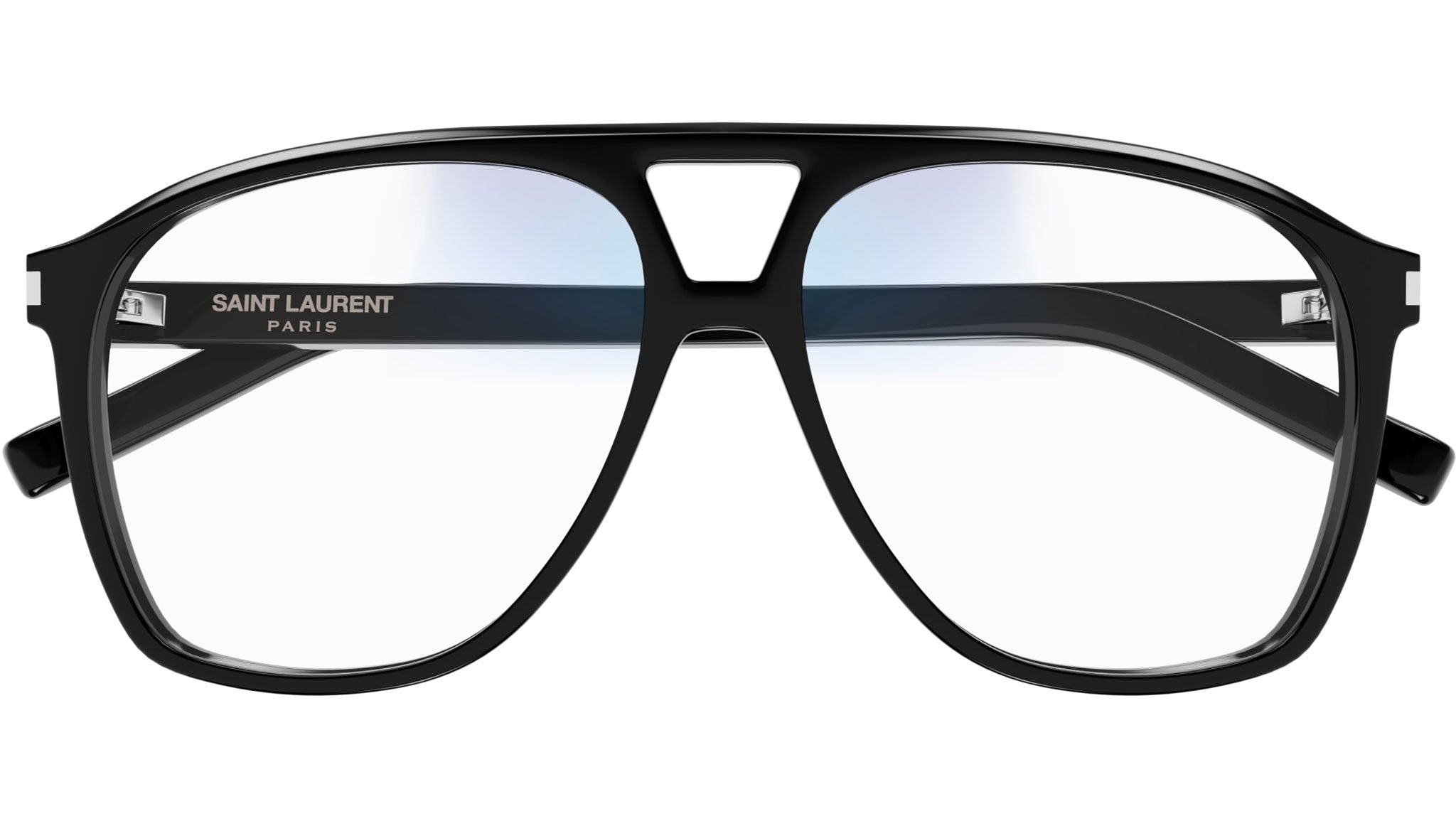 SL 596 DUNE Saint Laurent Sunglasses 007 Shiny Black - eye-oo.com
