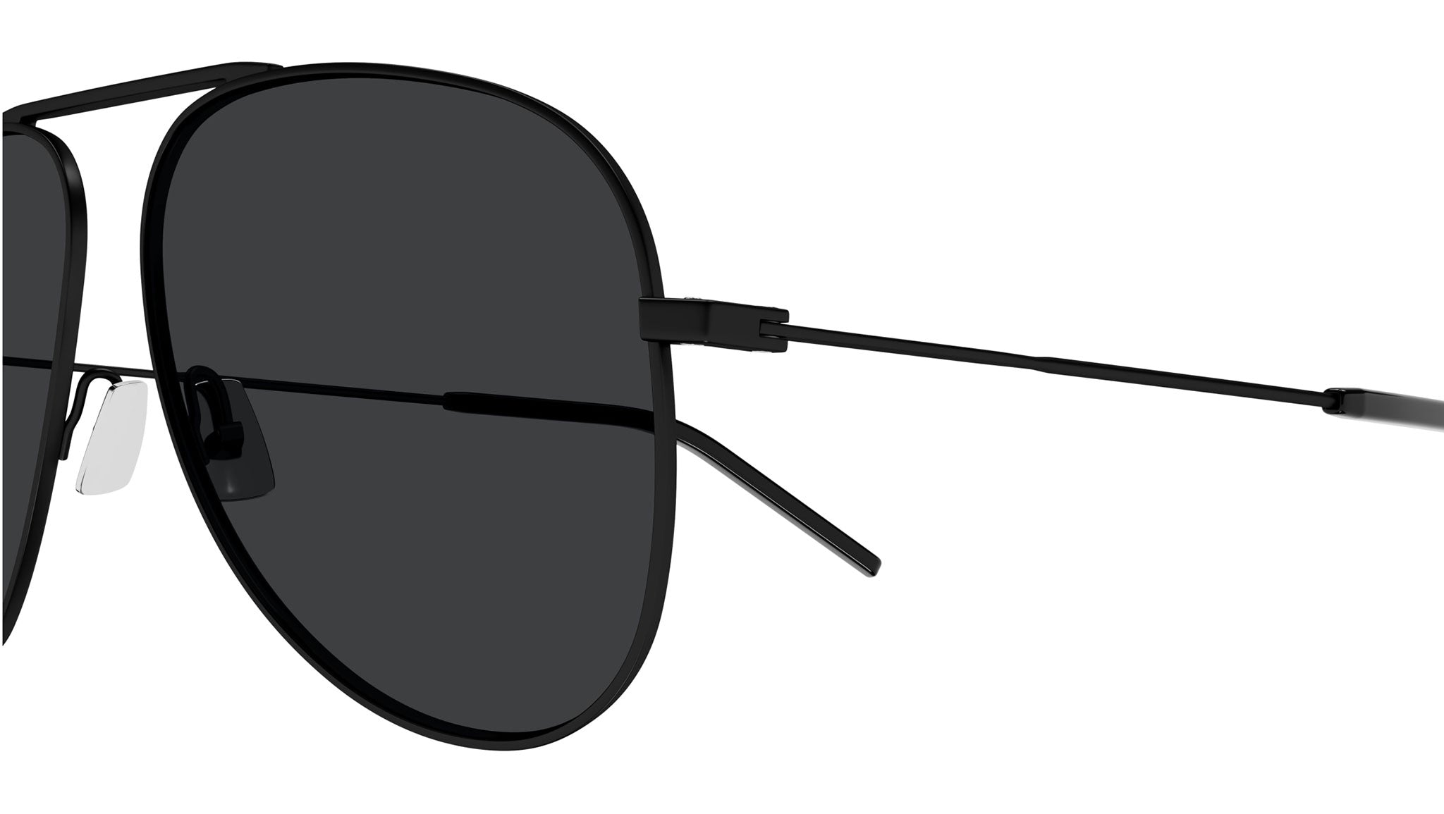 Saint Laurent SL 800 001 Pilot Sunglasses Black - eye-oo.com