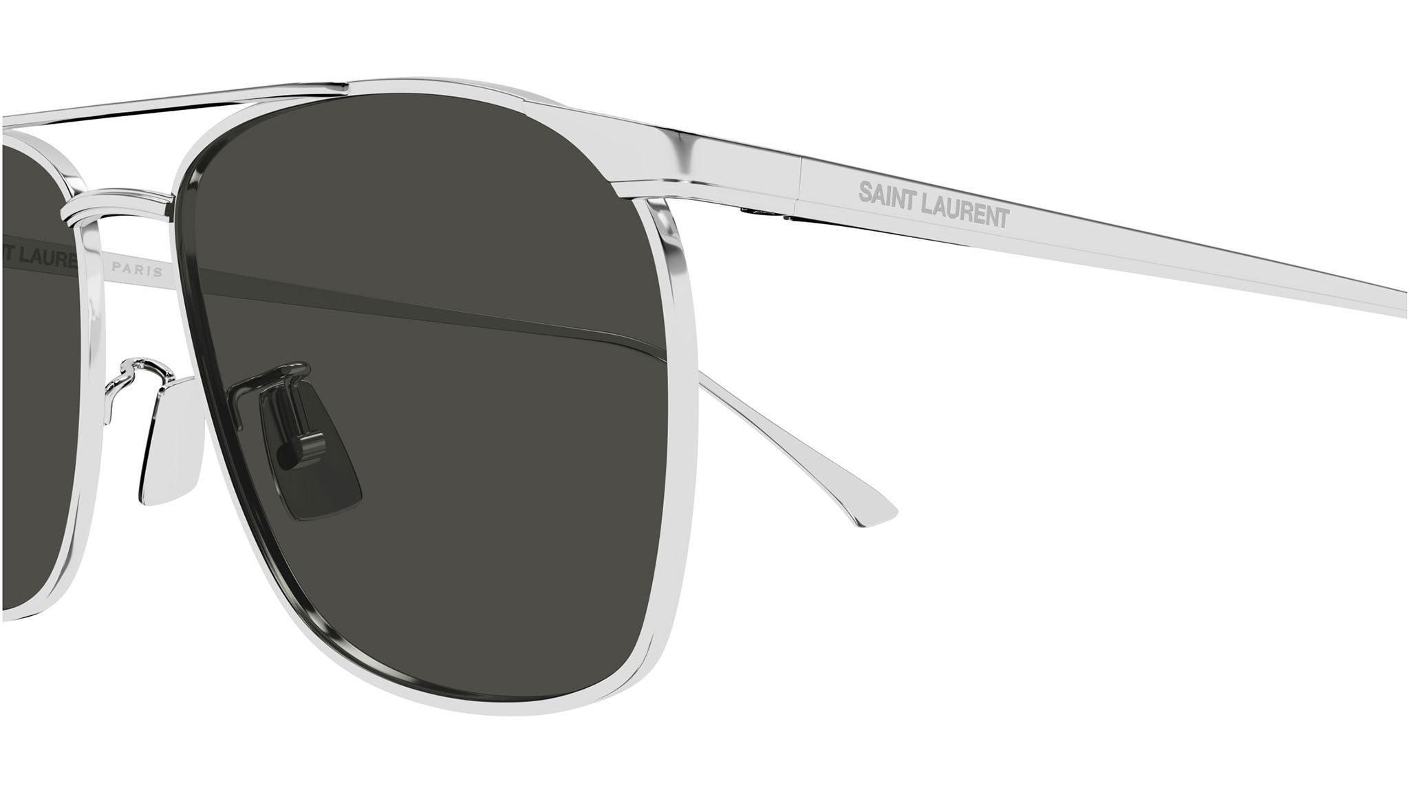 Saint Laurent SL 796 VINCENT 002 Pilot Sunglasses Silver - eye-oo.com