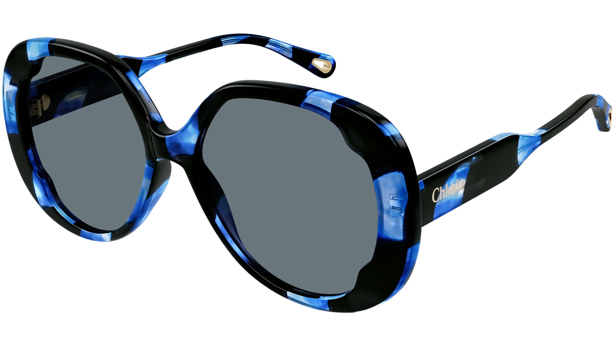 Chloé CH0195S 003 Sunglasses Light-Blue Havana - eye-oo.com display picture 2