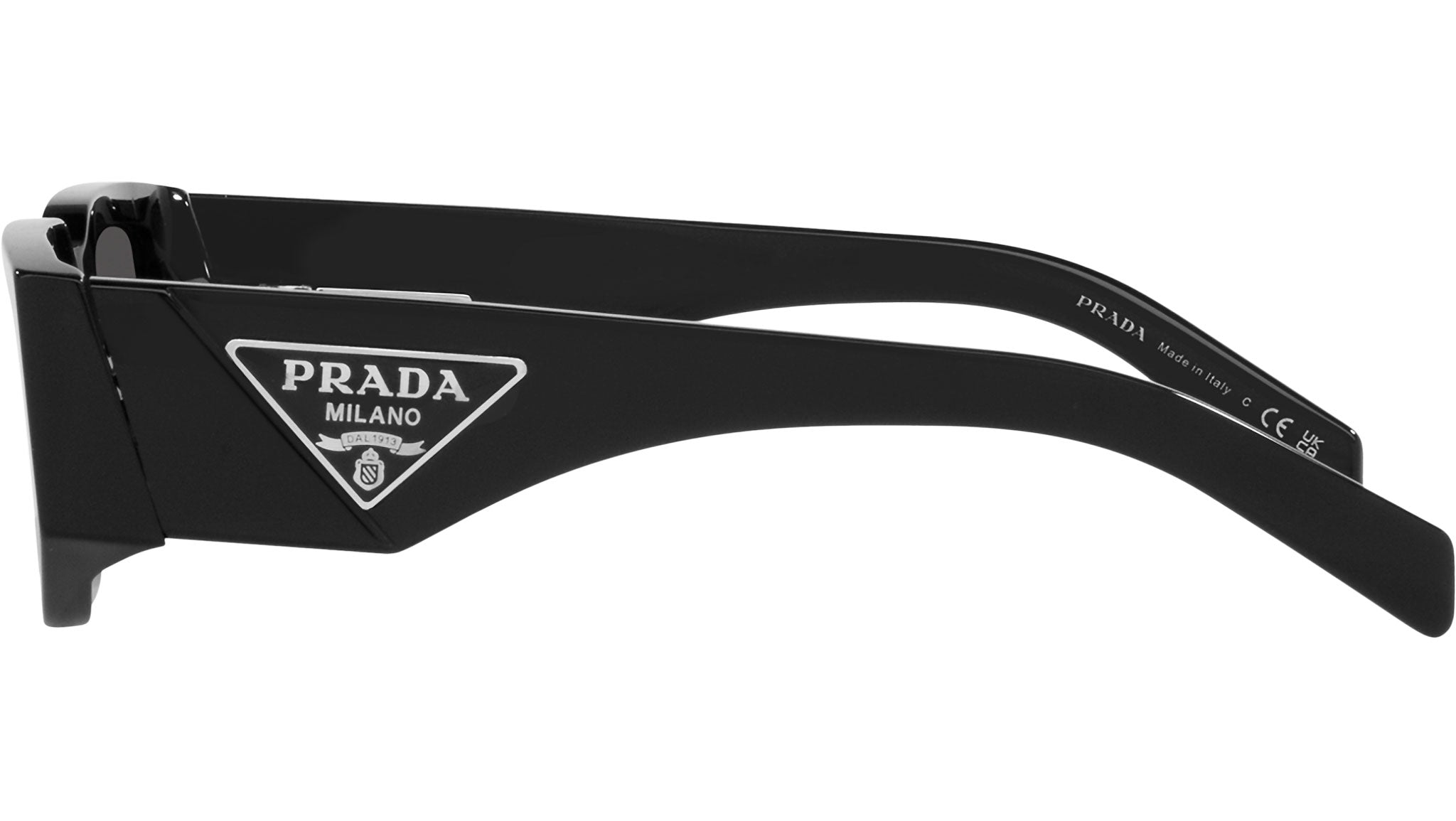 Prada PR 09ZS 1AB5S0 Sunglasses Black - eye-oo.com