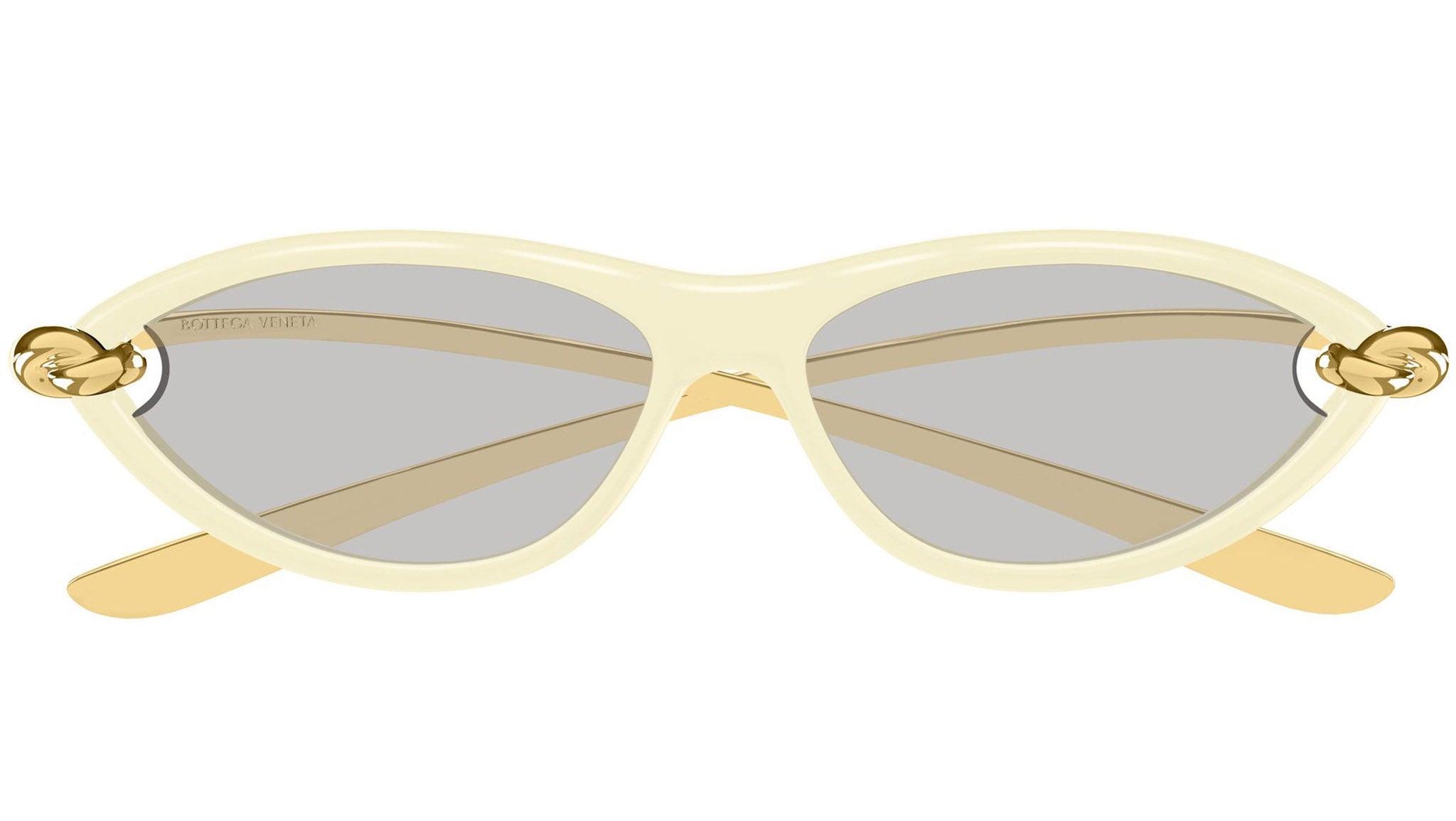 Bottega Veneta BV1390S 007 Cat Eye Sunglasses - Beige / Gold / Grey Bottega Veneta BV1390S Cat-Eye Plastic Sunglasses - Bergdorf  main image 3