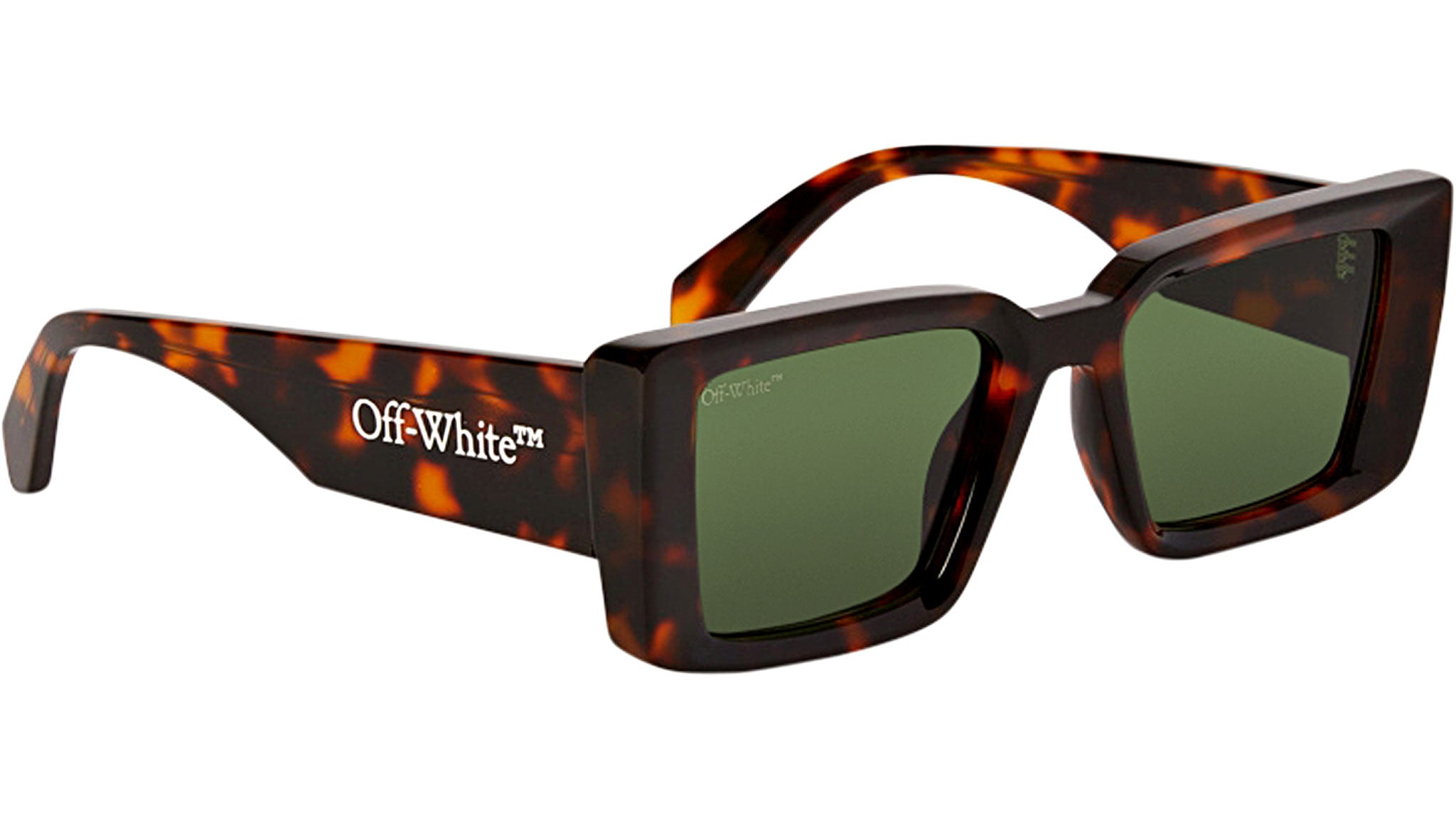 Off-White Savannah Havana Green Sunglasses - eye-oo.com