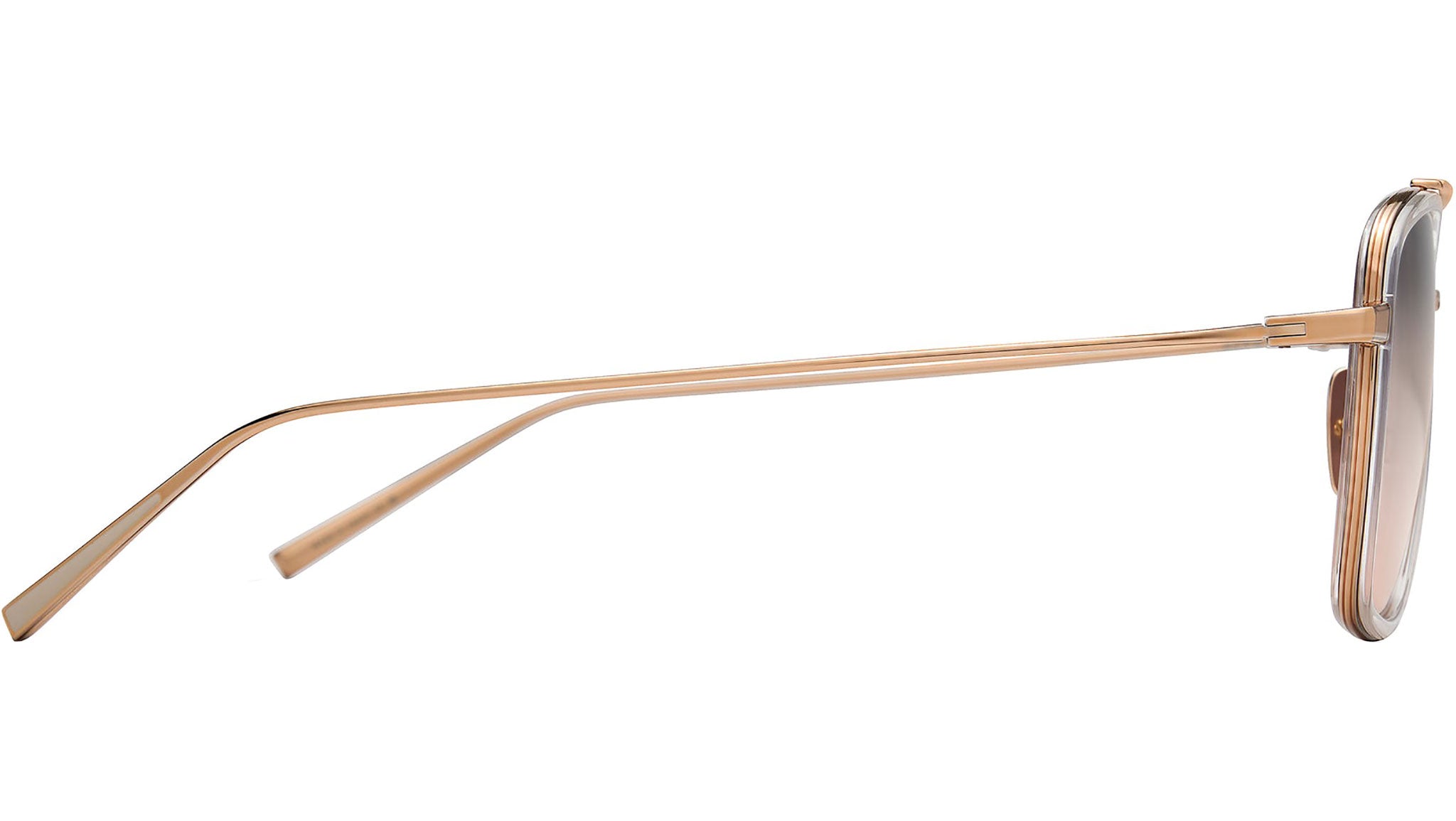 Dita Artoa.57x DTS476 Sunglasses 02 Rose Gold Crystal Clear - eye