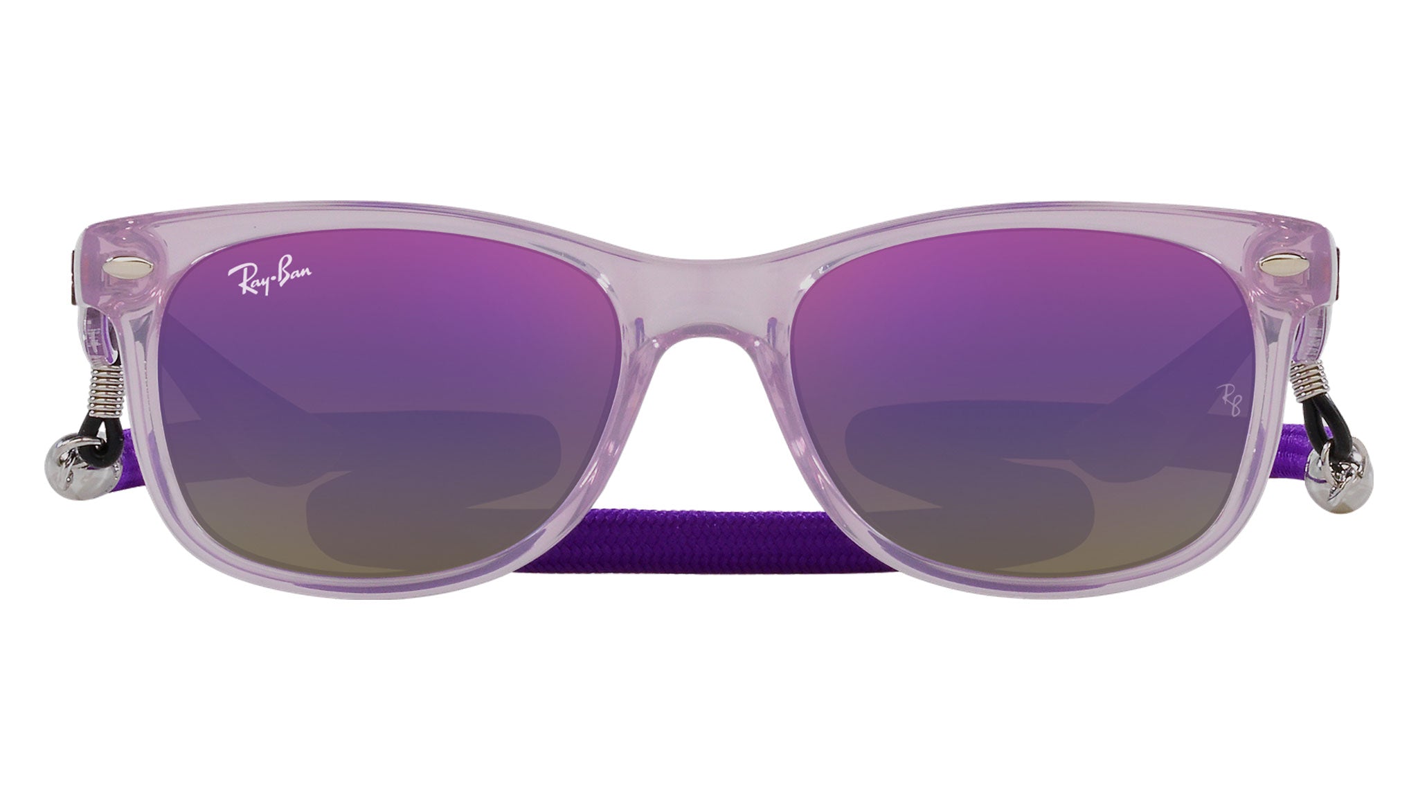 Ray-Ban New Wayfarer Kids Sunglasses RJ9052S 7147B1 Opal Purple