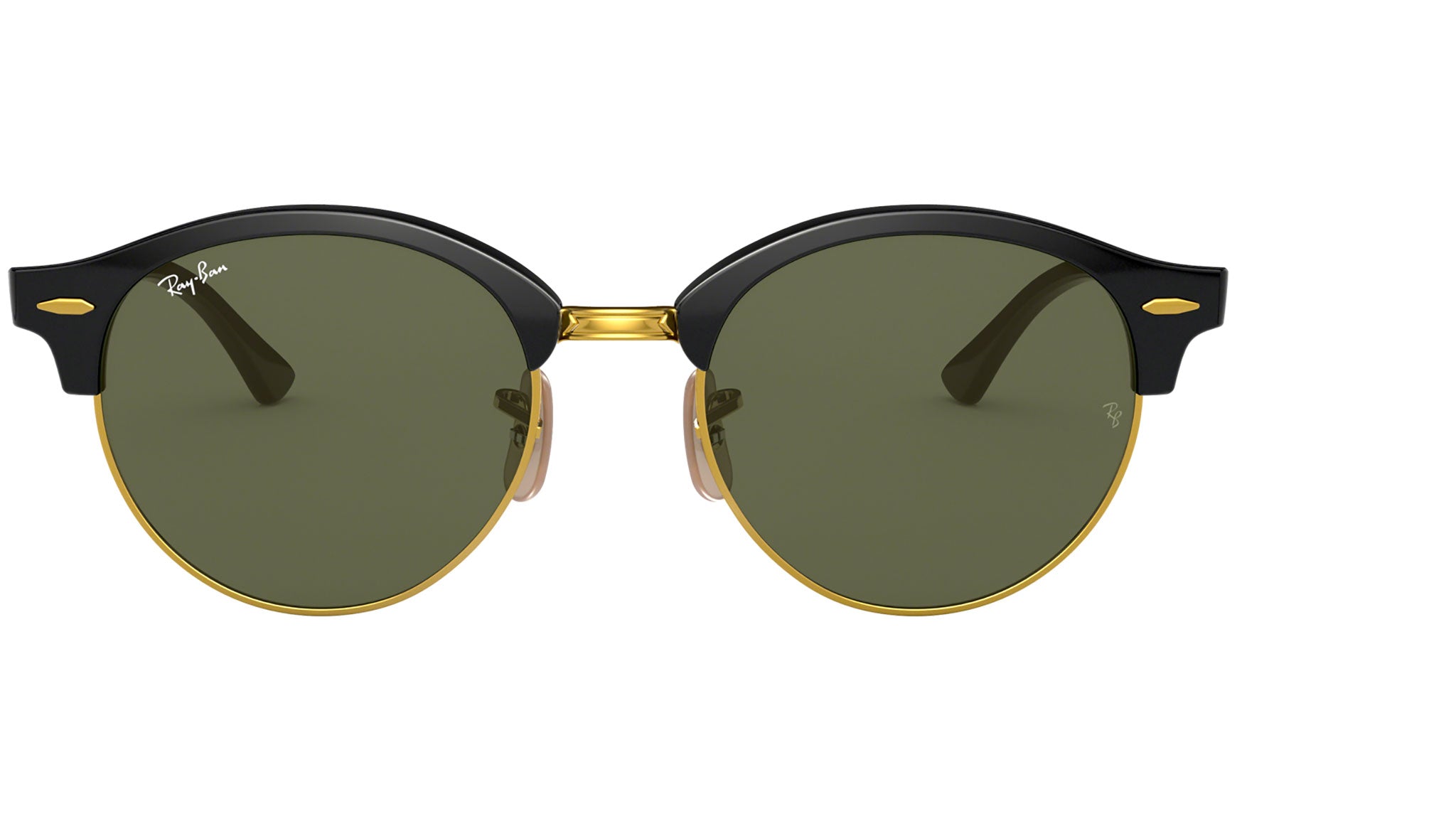 Ray-Ban Clubround RB4246 901 Black Sunglasses - eye-oo.com
