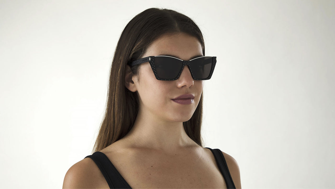 SL 369 KATE 005 shiny black strass