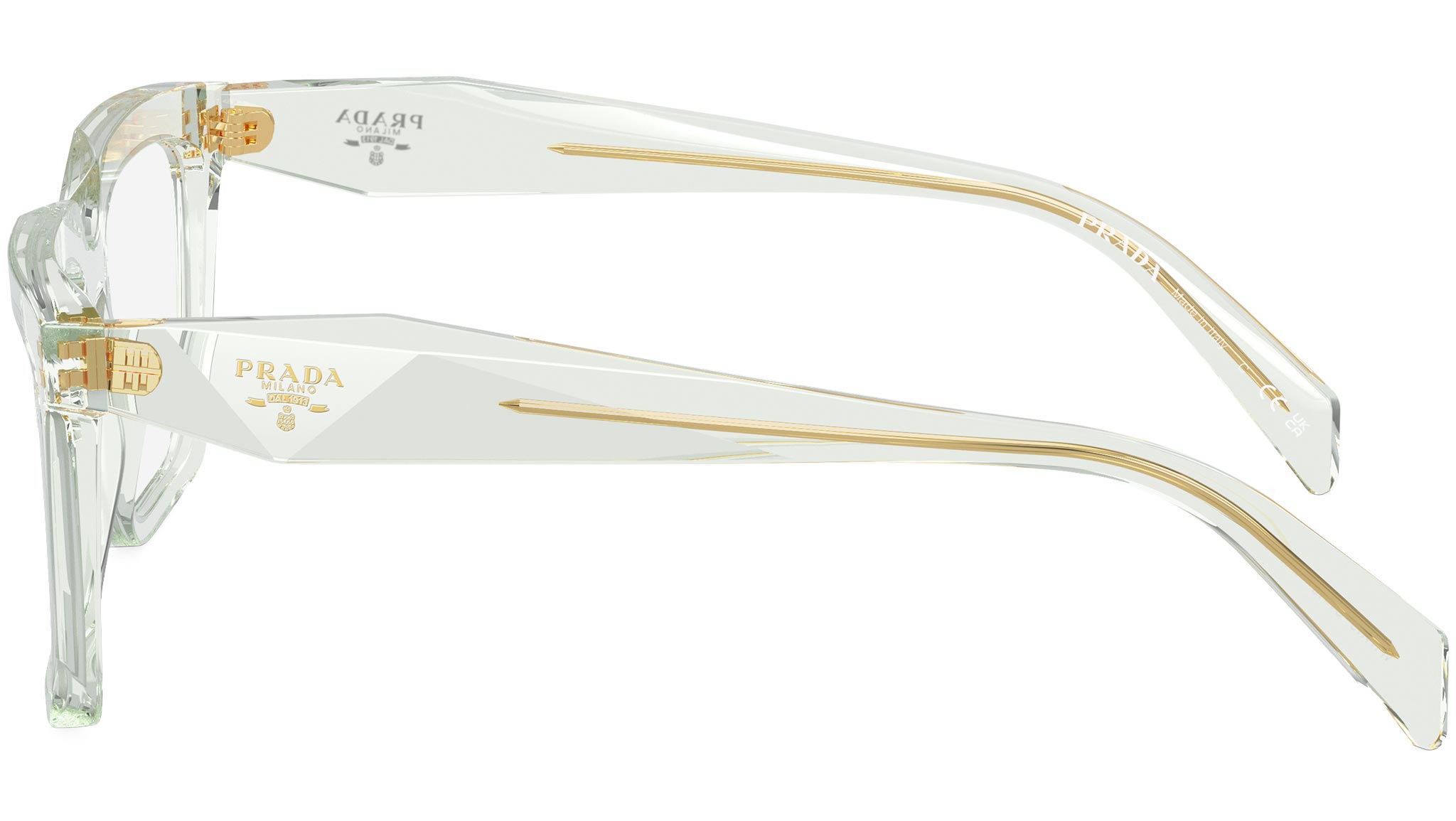 Prada PR A19V Eyeglasses 14R1O1 Mint - eye-oo.com