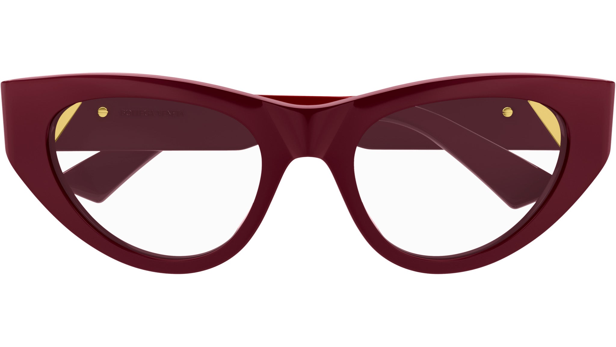 Bottega Veneta BV1179O 003 Shiny Burgundy Optical Frame 