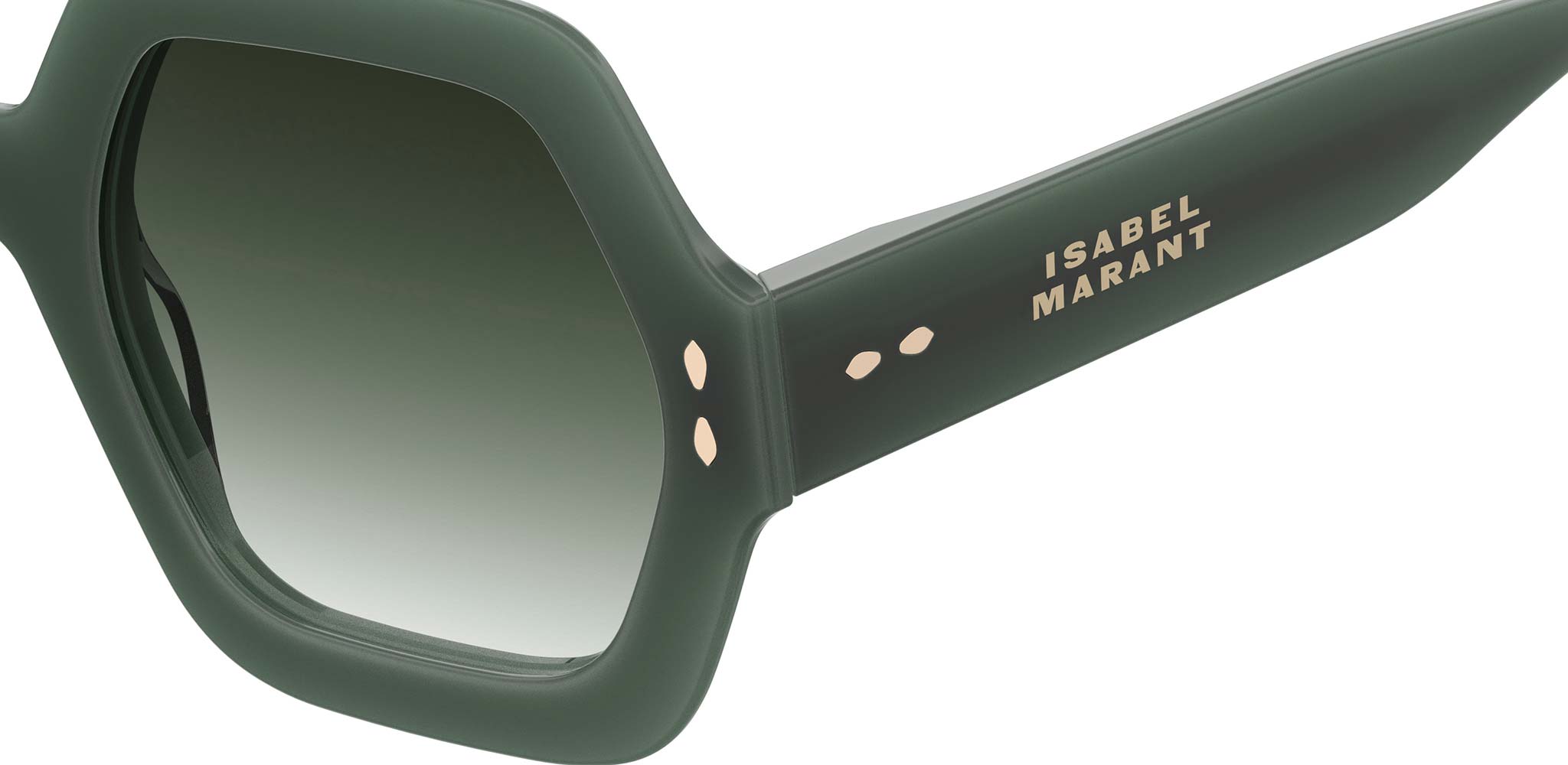 Final Price! Isabel Marant IM 0102/S 0PEF IB Gold/Green Sunglasses Buy Isabel Marant Im 0117/s Rose Gold/grey Green | Afterpay main image 2