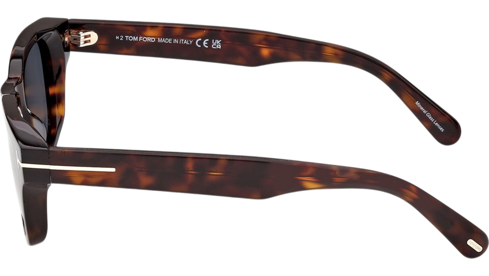 Tom Ford Caleb-02 Sunglasses FT1357 52A Dark Havana - eye-oo.com