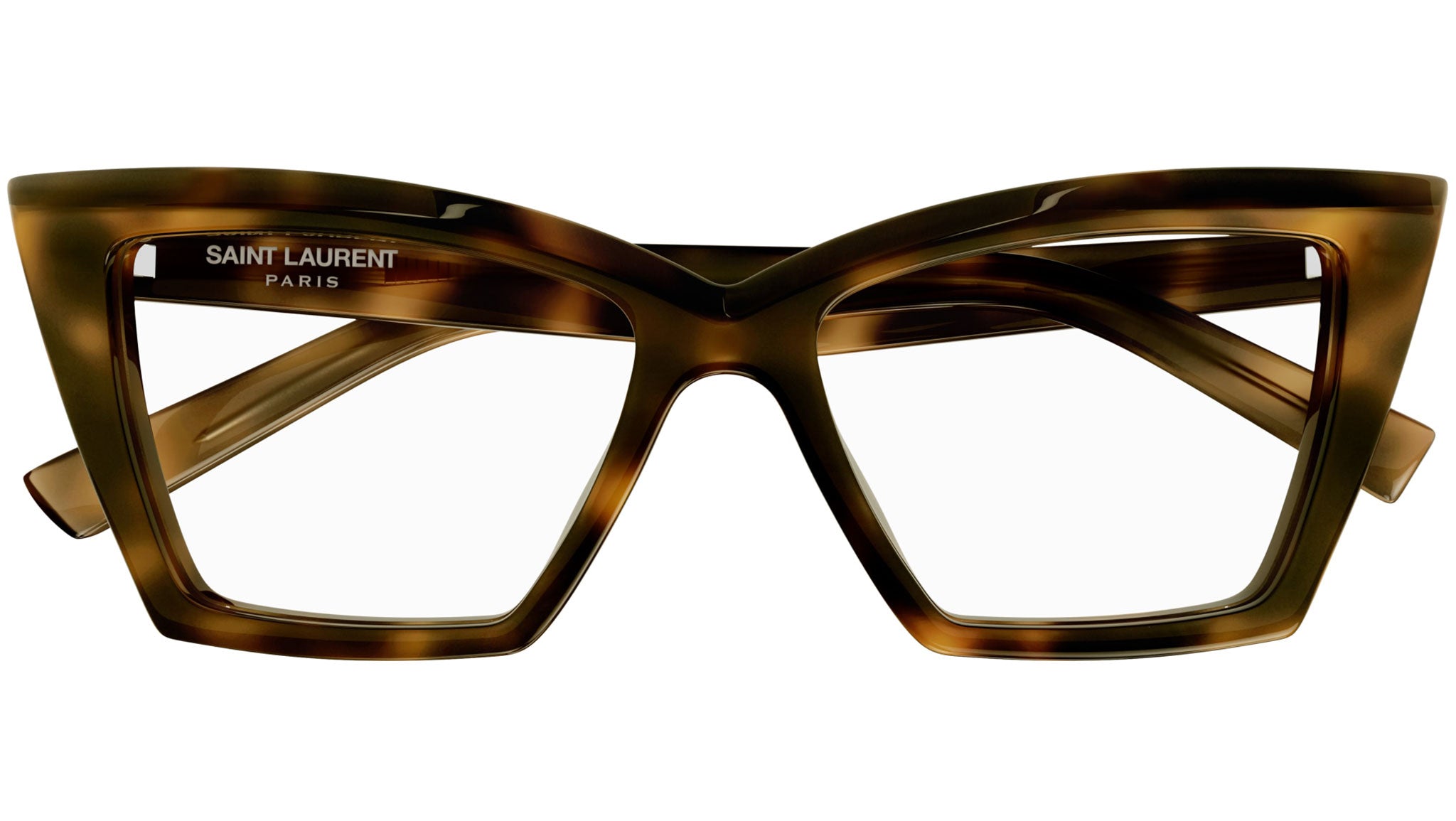 Saint Laurent SL657OPT 002 Square Eyeglasses 54mm - Havana Saint Laurent SL 657 Opt 002 Women main image 2