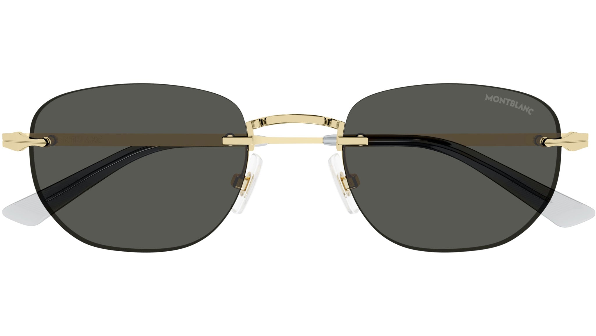 Montblanc MB0303S 001 Sunglasses Light Gold - eye-oo.com display picture 2