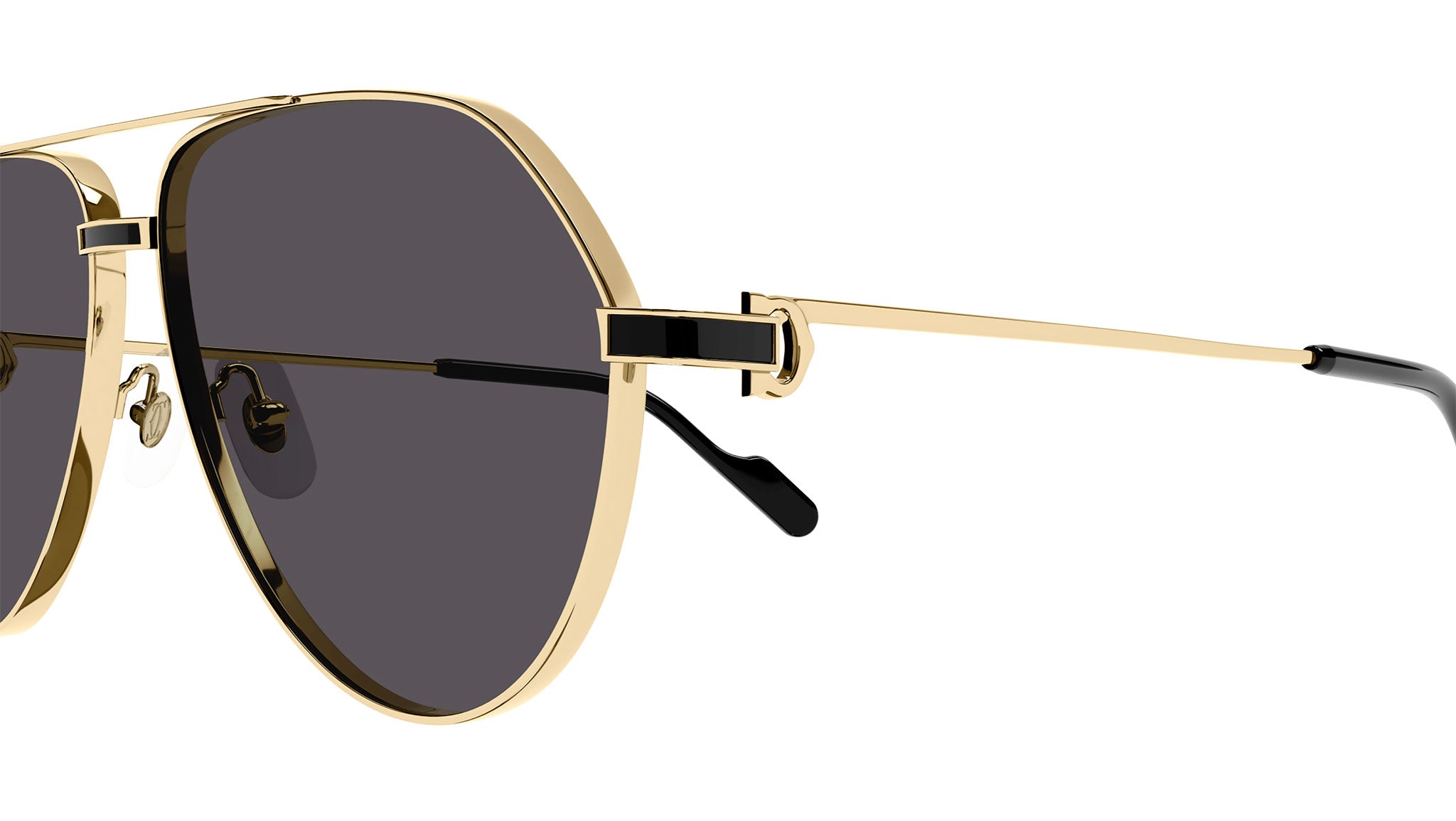 Cartier Première CT0334S Sunglasses 001 Gold Gold - eye-oo.com