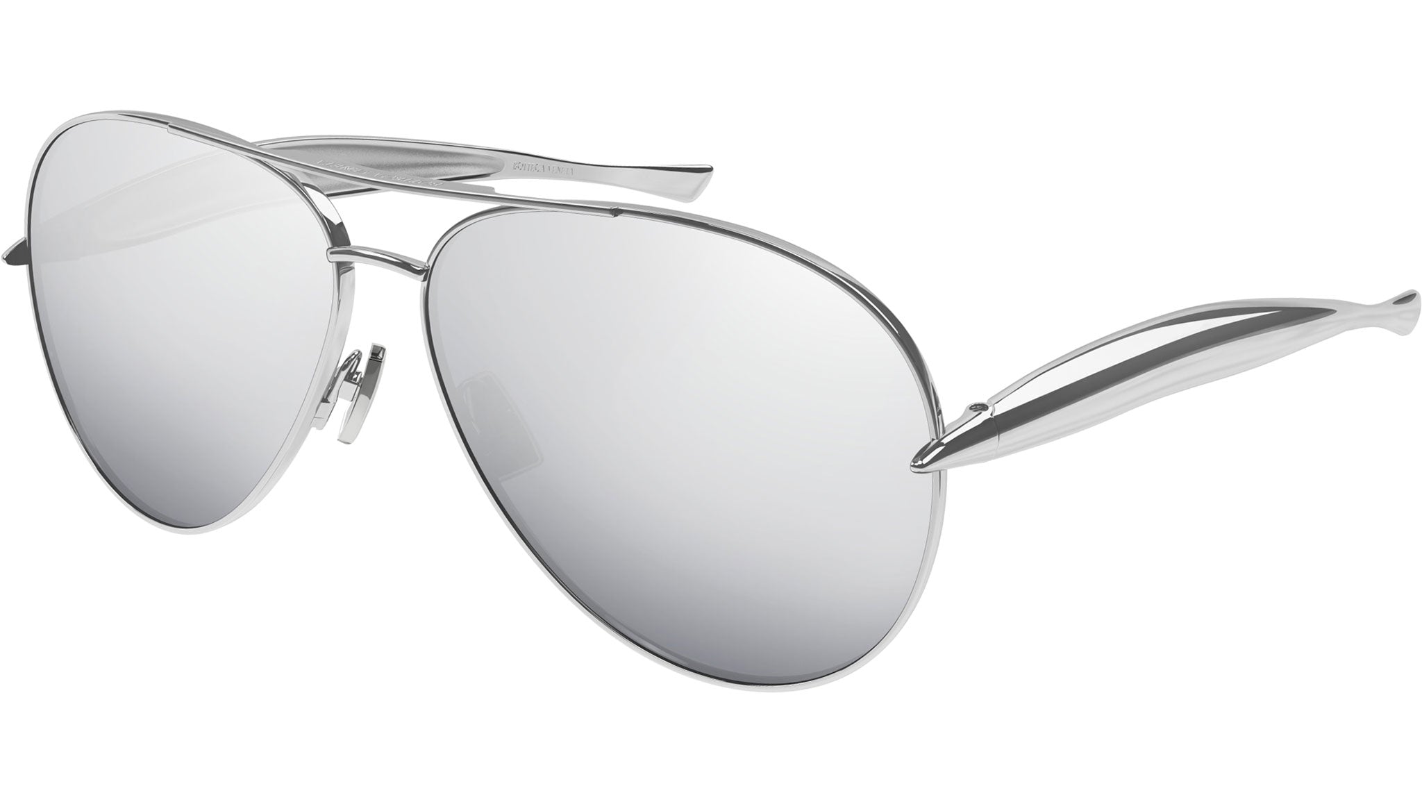 New Condition Bottega Veneta Rimless Shield Sunglasses – Silver Frame / Gradient TIFFANY & Co. TF3015 Rimless Shield Sunglasses Black 115mm  main image 3