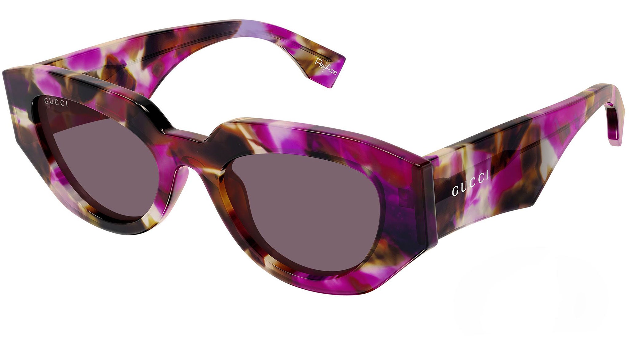 Gucci GG2007S 001 Havana Cat Eye Sunglasses - eye-oo.com