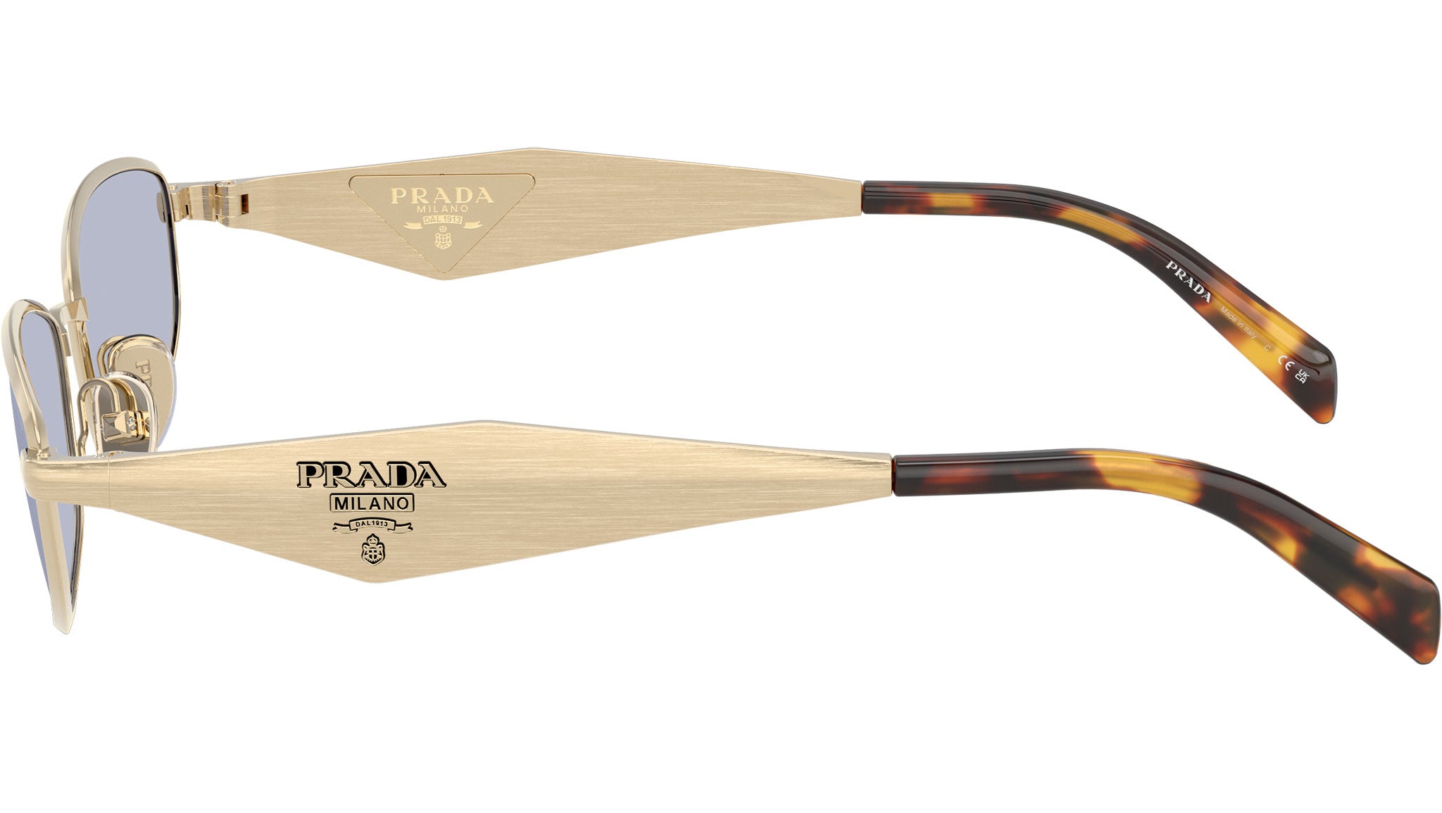 PR D51S Prada Sunglasses ZVN30X Pale Gold - eye-oo.com