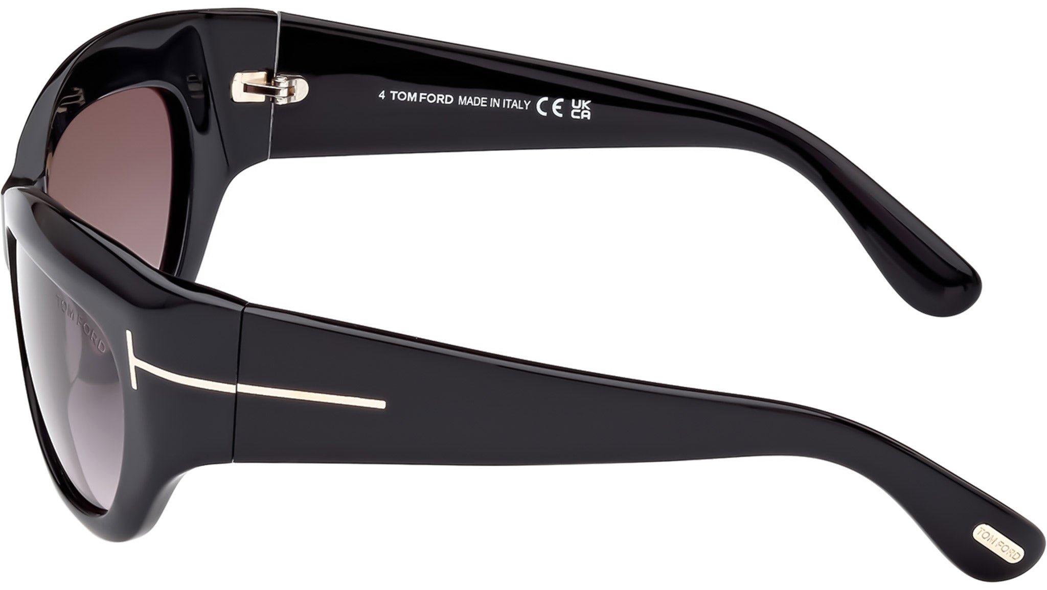 Tom Ford 1065 01B Brianna Eco 55mm Black/Grey Gradient New Women\'s Sunglasses. Tom Ford Brianna 55mm Gradient Cat Eye Sunglasses in Dark  main image 3