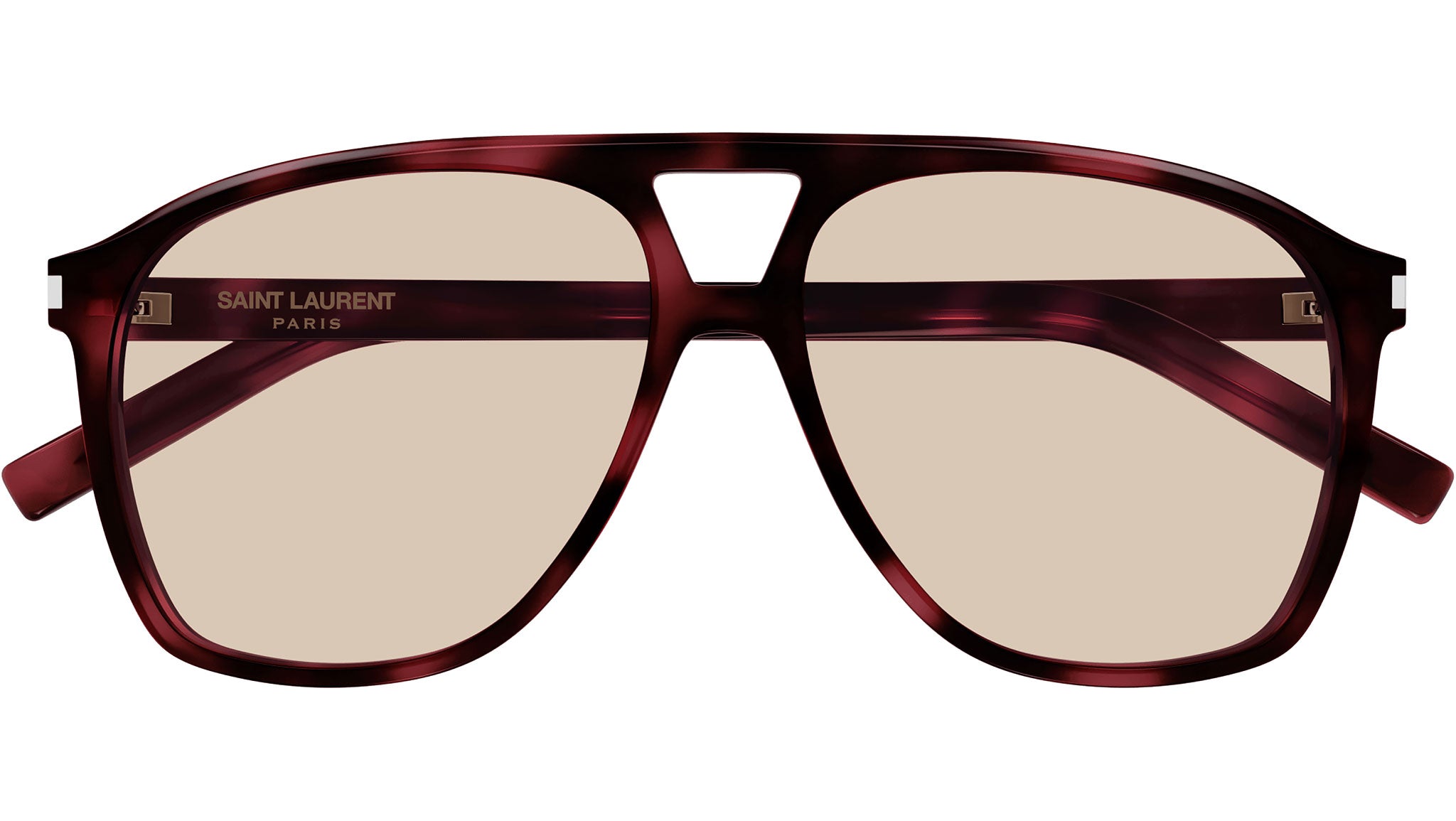 Saint Laurent Paris Sunglasses Tortoiseshell Eyewear SAINT LAURENT EYEWEAR Square-frame tortoiseshell acetate  main image 3