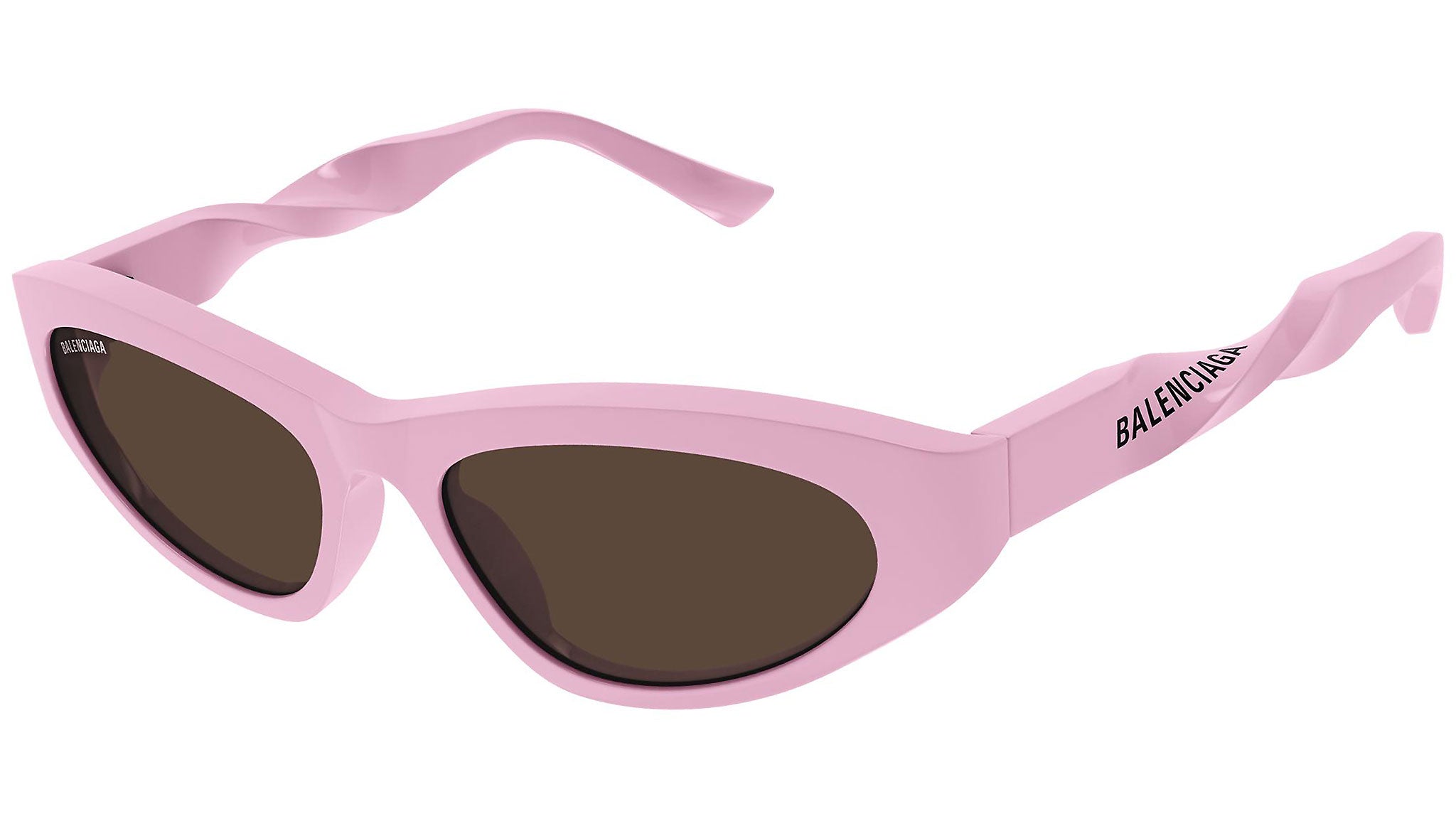 Balenciaga BB0207S 004 Shiny Pink Sunglasses - eye-oo.com
