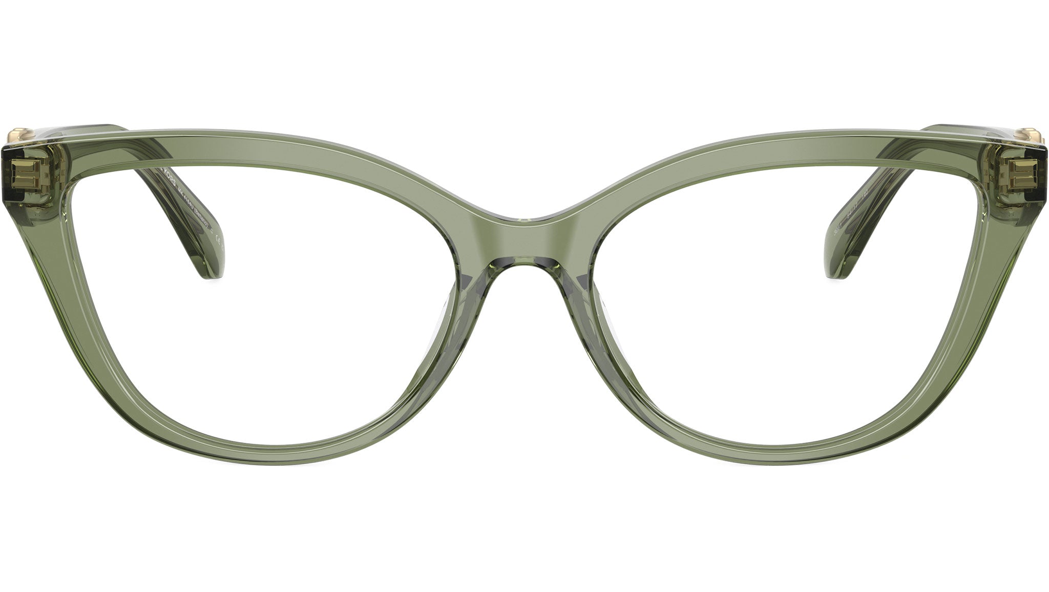 0MK4164U Michael Kors Glasses 3961 Green Transparent - eye-oo.com