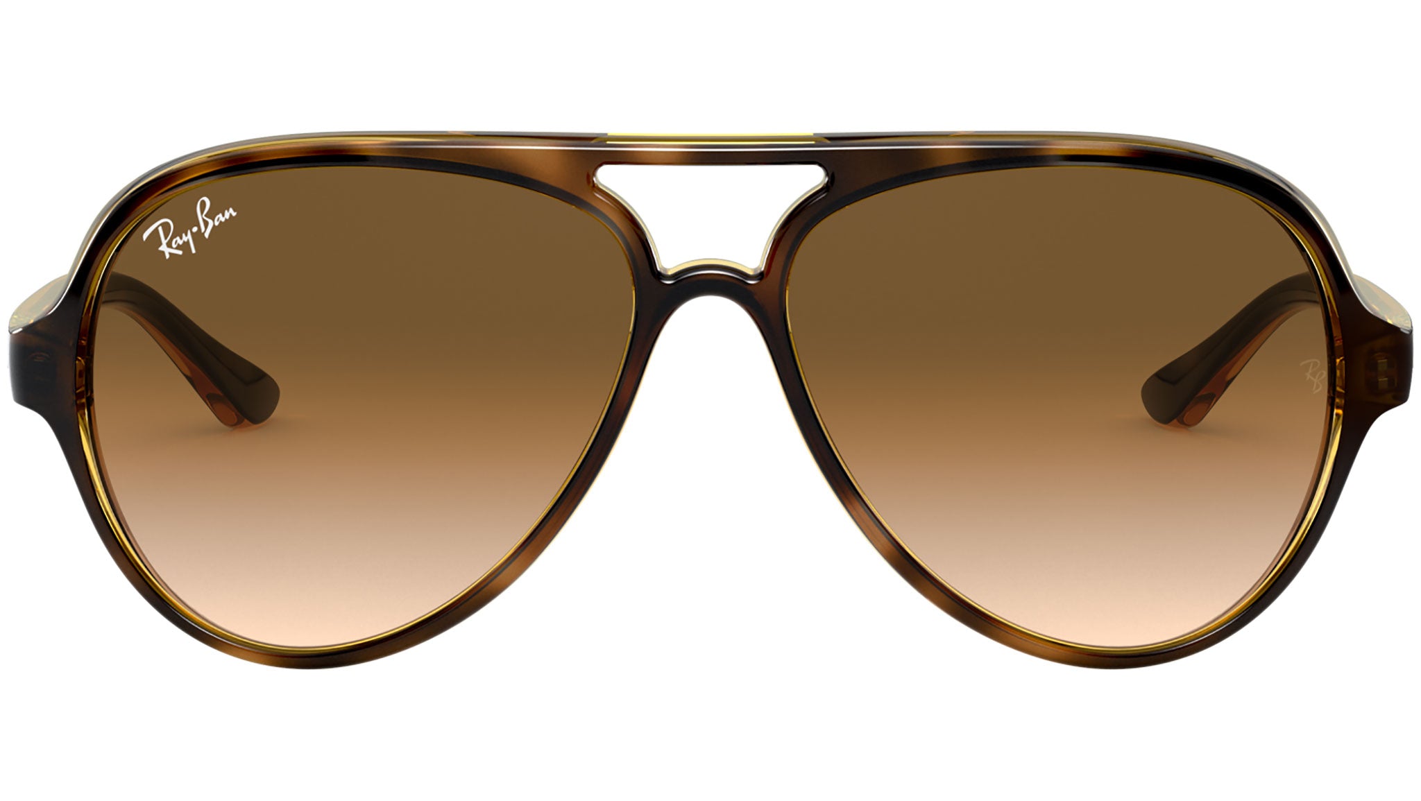 Ray-Ban Cats 5000 RB4125 710/51 Tortoise Sunglasses - eye-oo.com