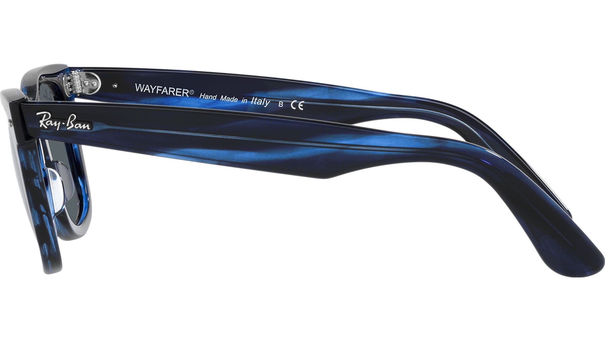 Ray-Ban Wayfarer RB2140 1361R5 Blue Sunglasses - eye-oo.com