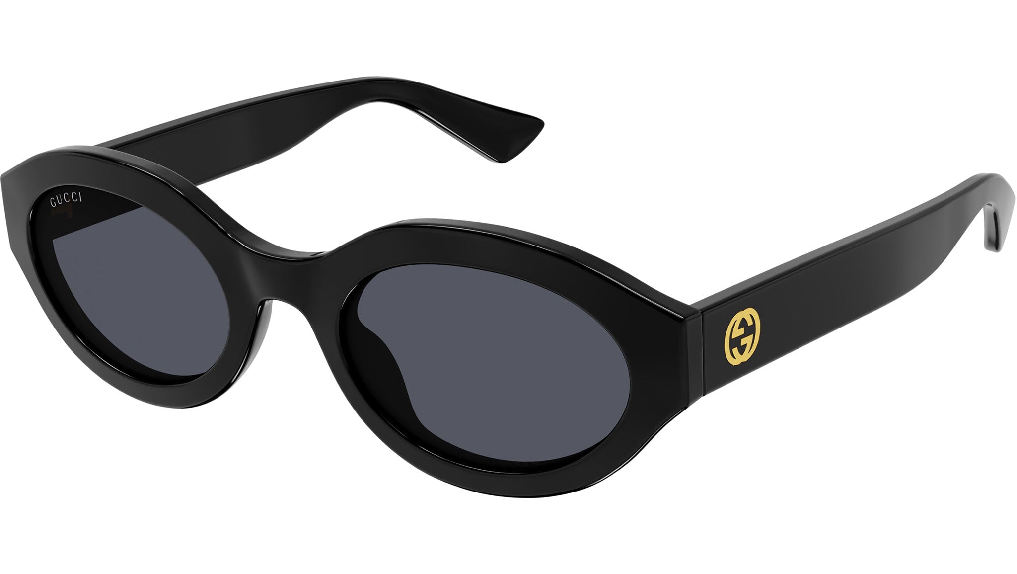 NEW GUCCI SUNGLASSES GG1579S 001 BLACK WOMEN EYEWEAR GUCCI Gucci GG1579S 001 Sunglasses Shiny Black - eye-oo.com main image 3