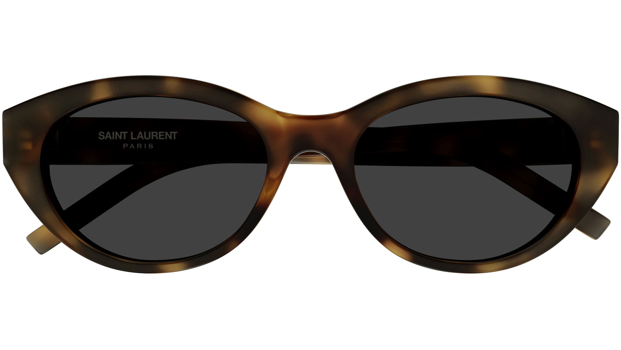 Saint Laurent SL M148 003 Oval Sunglasses Havana - eye-oo.com
