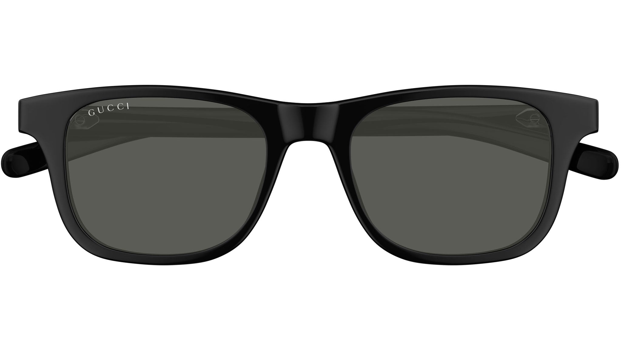 Gucci GG1671S 005 Black Grey Round Sunglasses - eye-oo.com