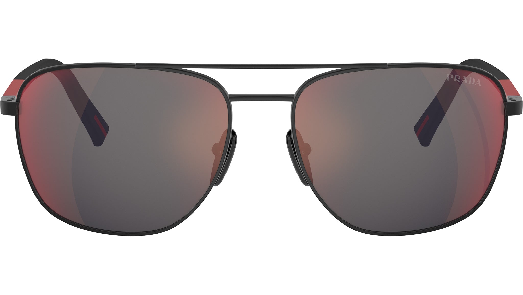 PS 54ZS Prada Linea Rossa Sunglasses DG008F Black Rubbered  display picture 2