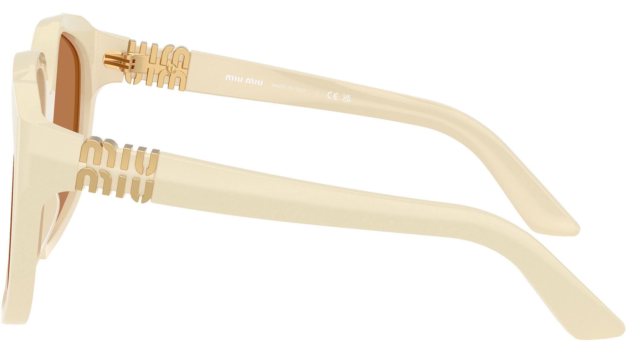 【送料&関税込】Miu Miu 0mu A07s Ombre 21d90q - White Milk S Miu Miu MU A07S 21D90Q White Milk Sunglasses for Woman