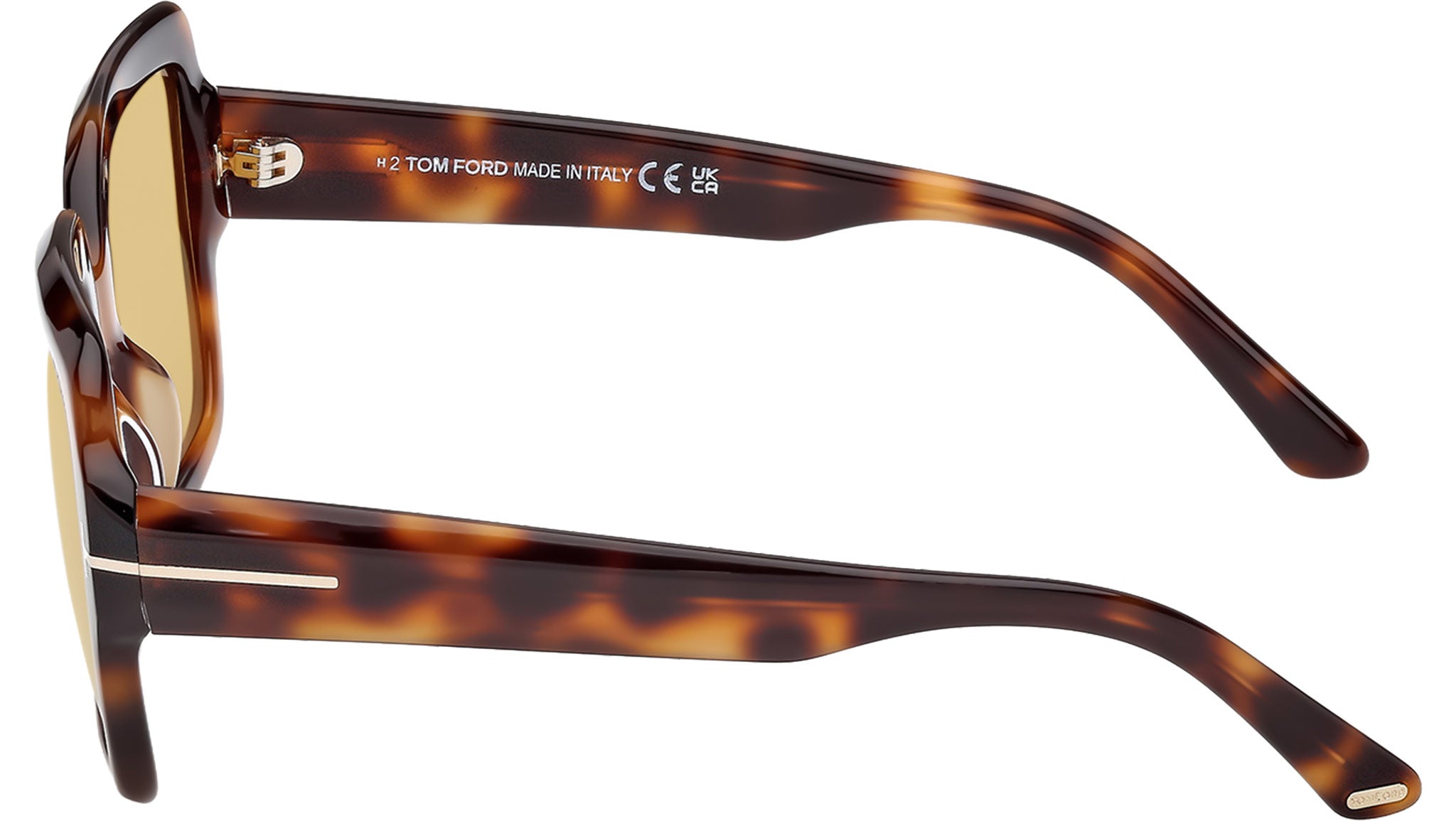 Tom Ford Kaya FT1082 Sunglasses 53E Blonde Havana - eye-oo.com display picture 2