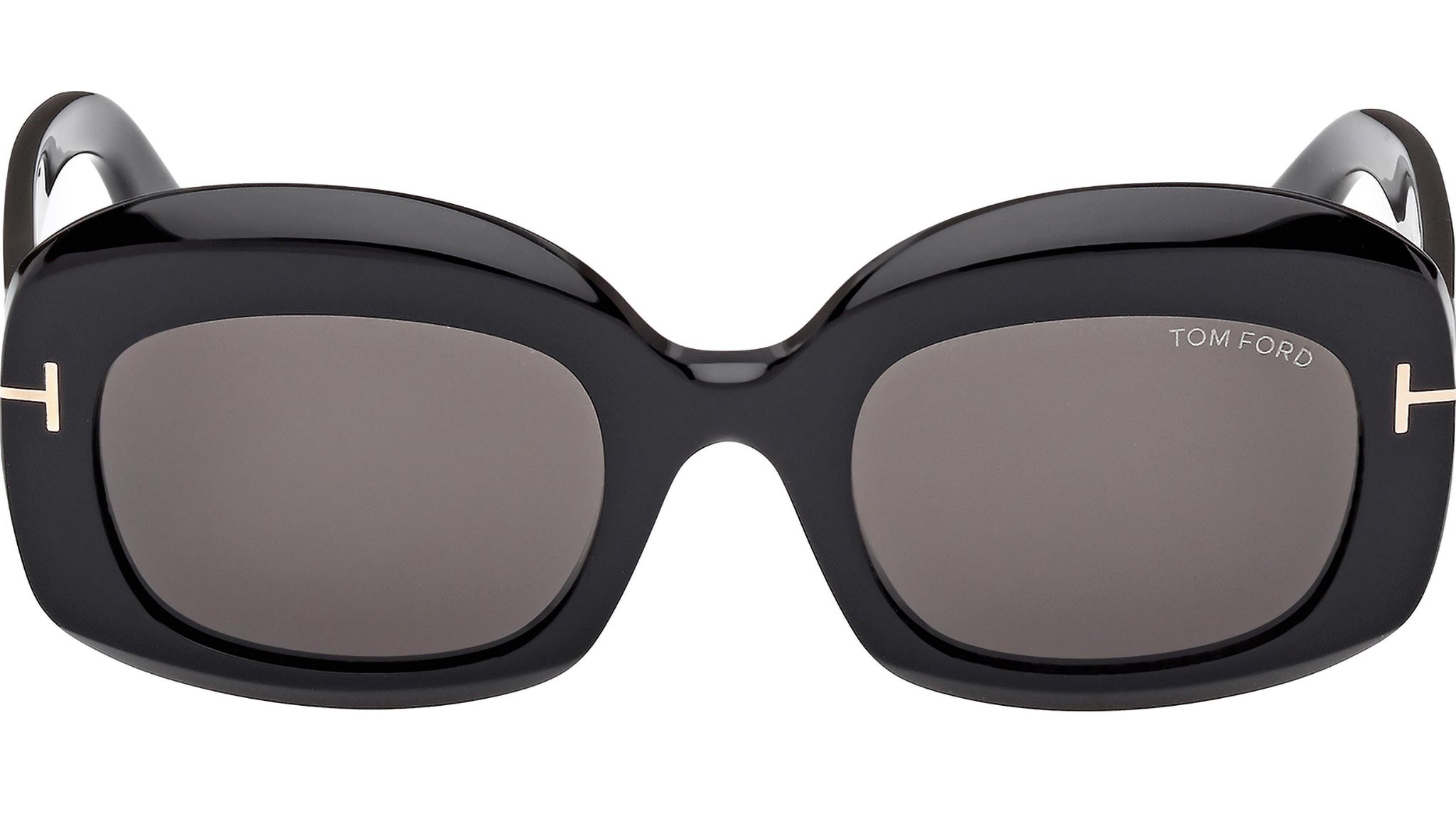 Tom Ford Carmen-02 Sunglasses FT1219 01A Shiny Black - eye-oo.com