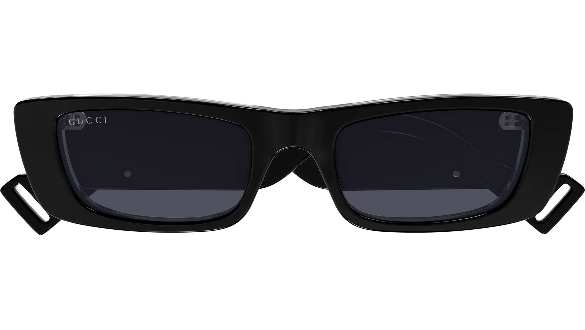 Gucci GG0516S 018 Rectangle Sunglasses - Black/Grey Gucci Sunglasses GG0516S 018 Black/Grey Unisex – Ottica Riccio main image 4