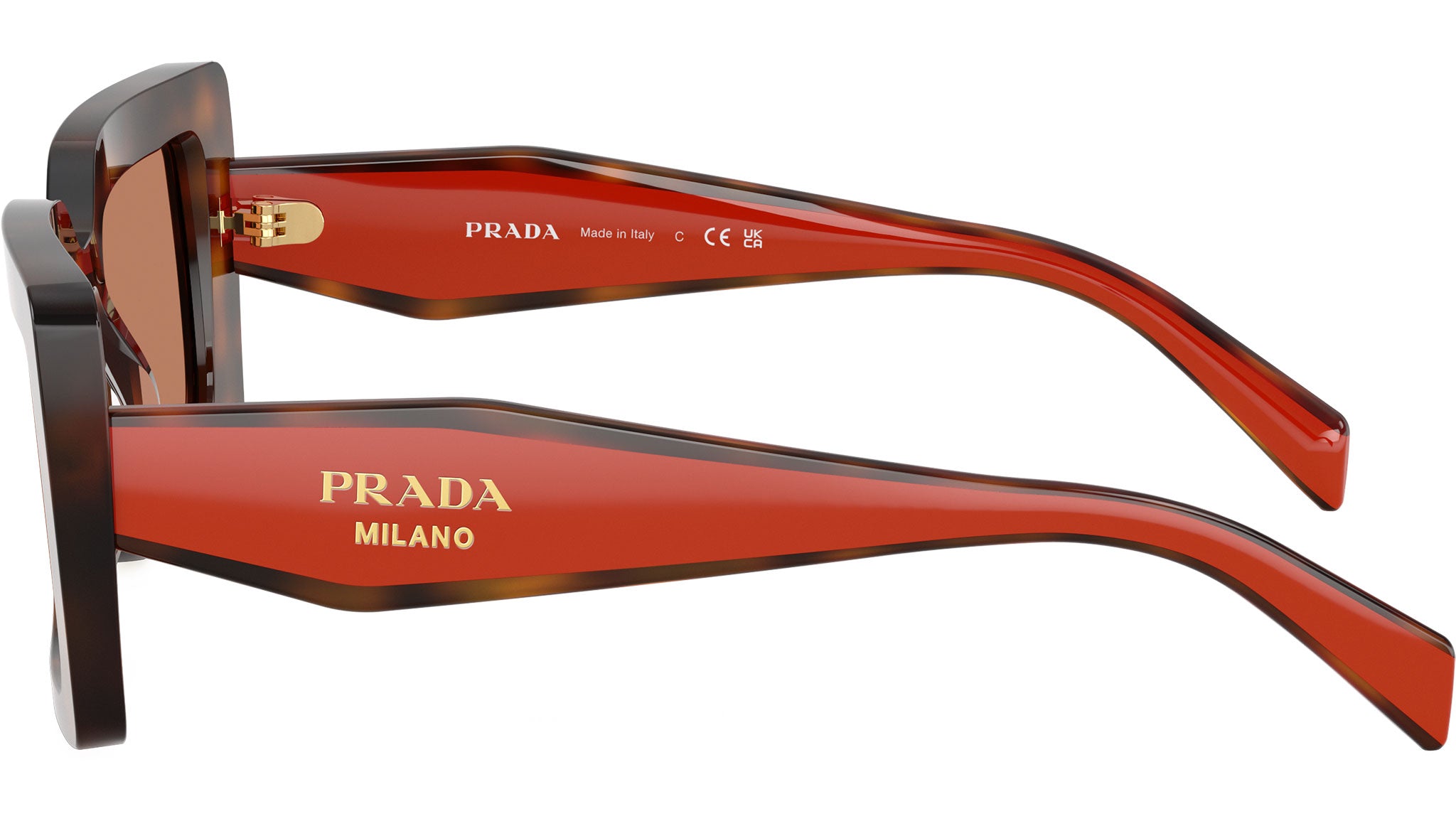 PR D01S Prada Sunglasses 01K90Q Juniper Tortoise Cotto - eye-oo.com