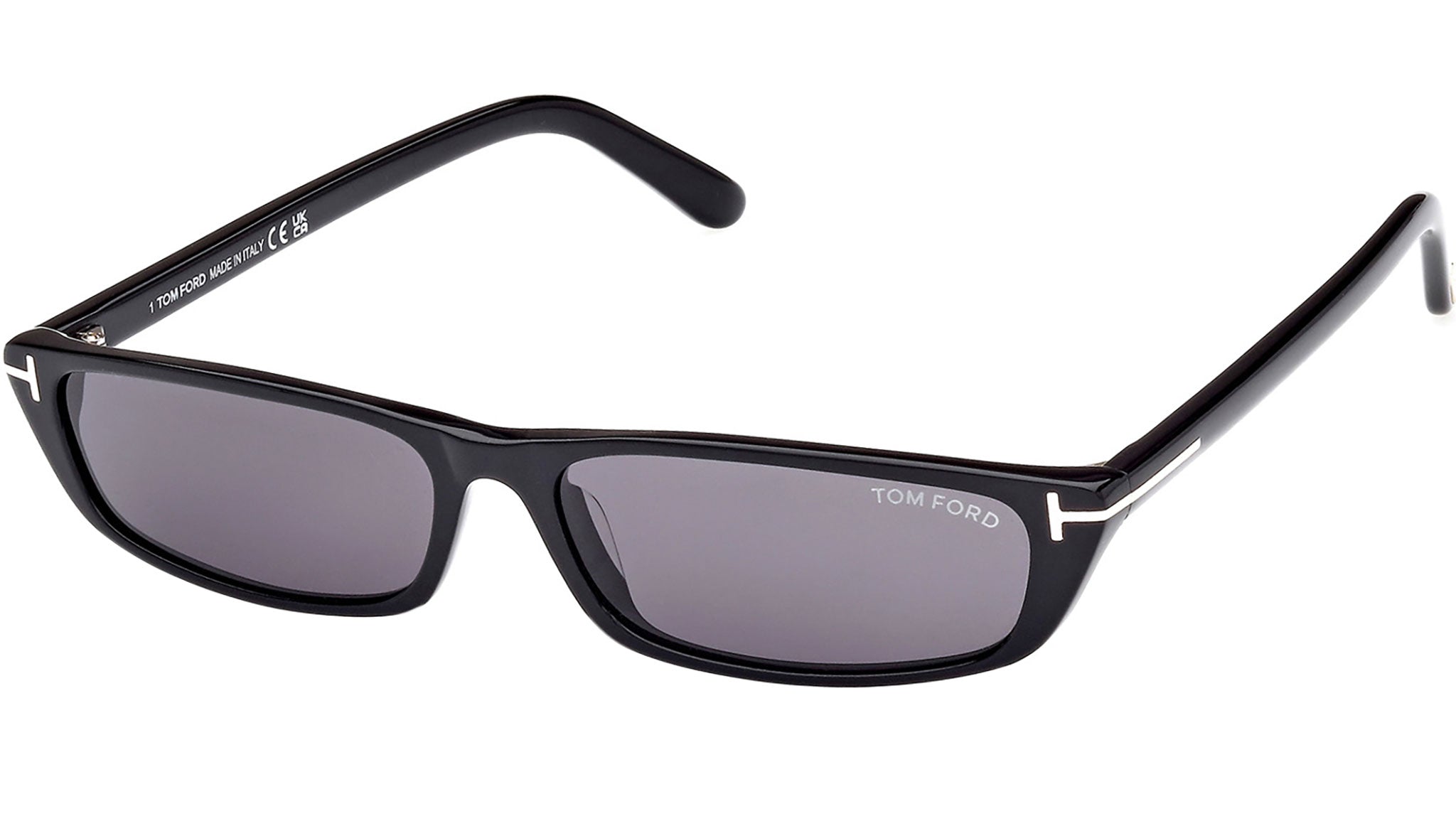 Tom Ford Alejandro FT1058 Sunglasses 01A Shiny Black - eye 