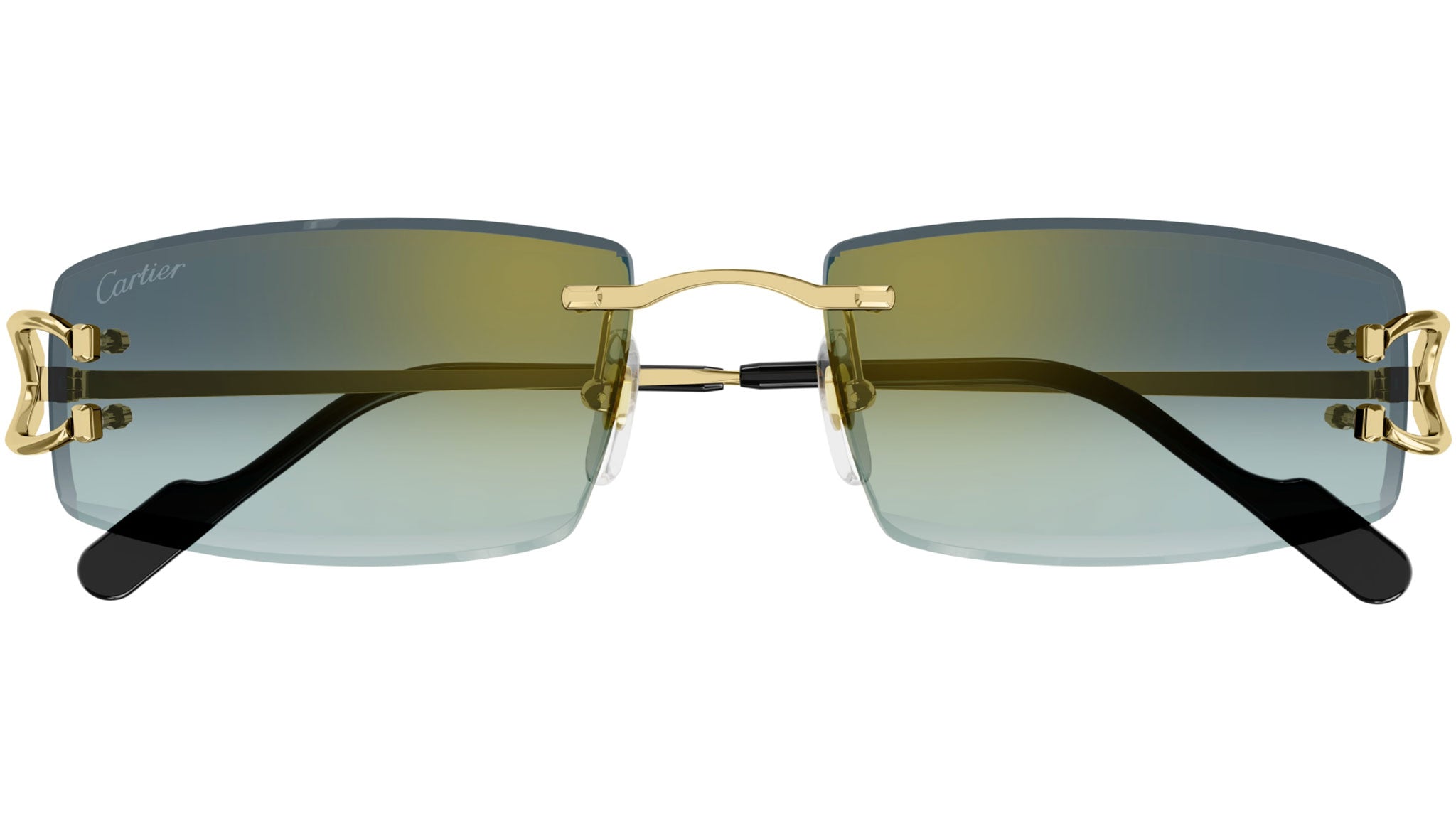 Cartier　サングラス Cartier CT0465S 003 Sunglasses Shiny Gold - eye-oo.com