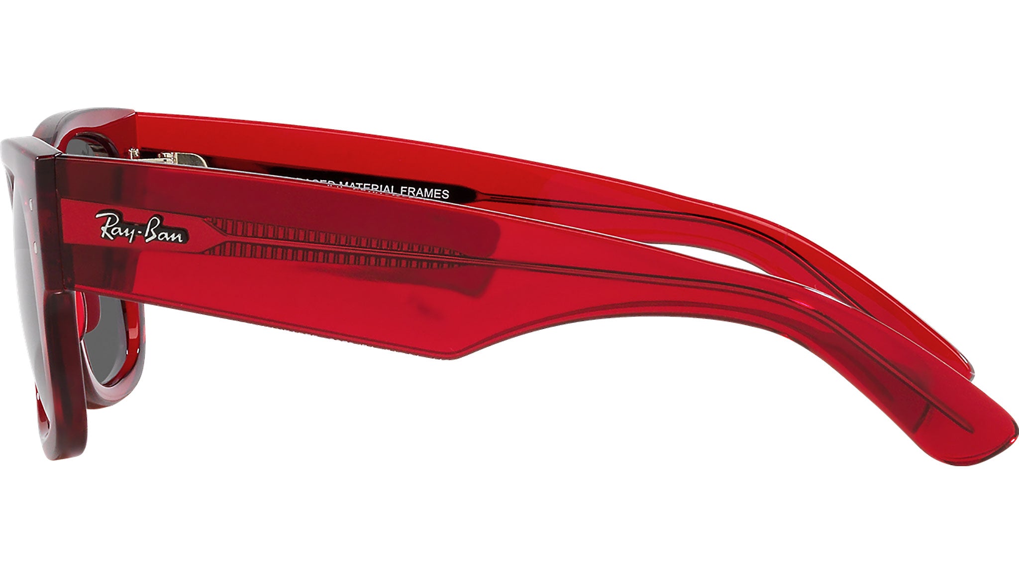 Ray-Ban Mega Wayfarer RB0840S 6679B1 Red Sunglasses - eye-oo.com