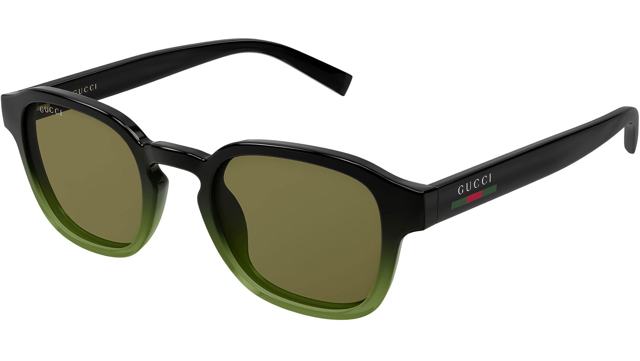 Gucci GG2106S 003 Black Green Sunglasses - eye-oo.com