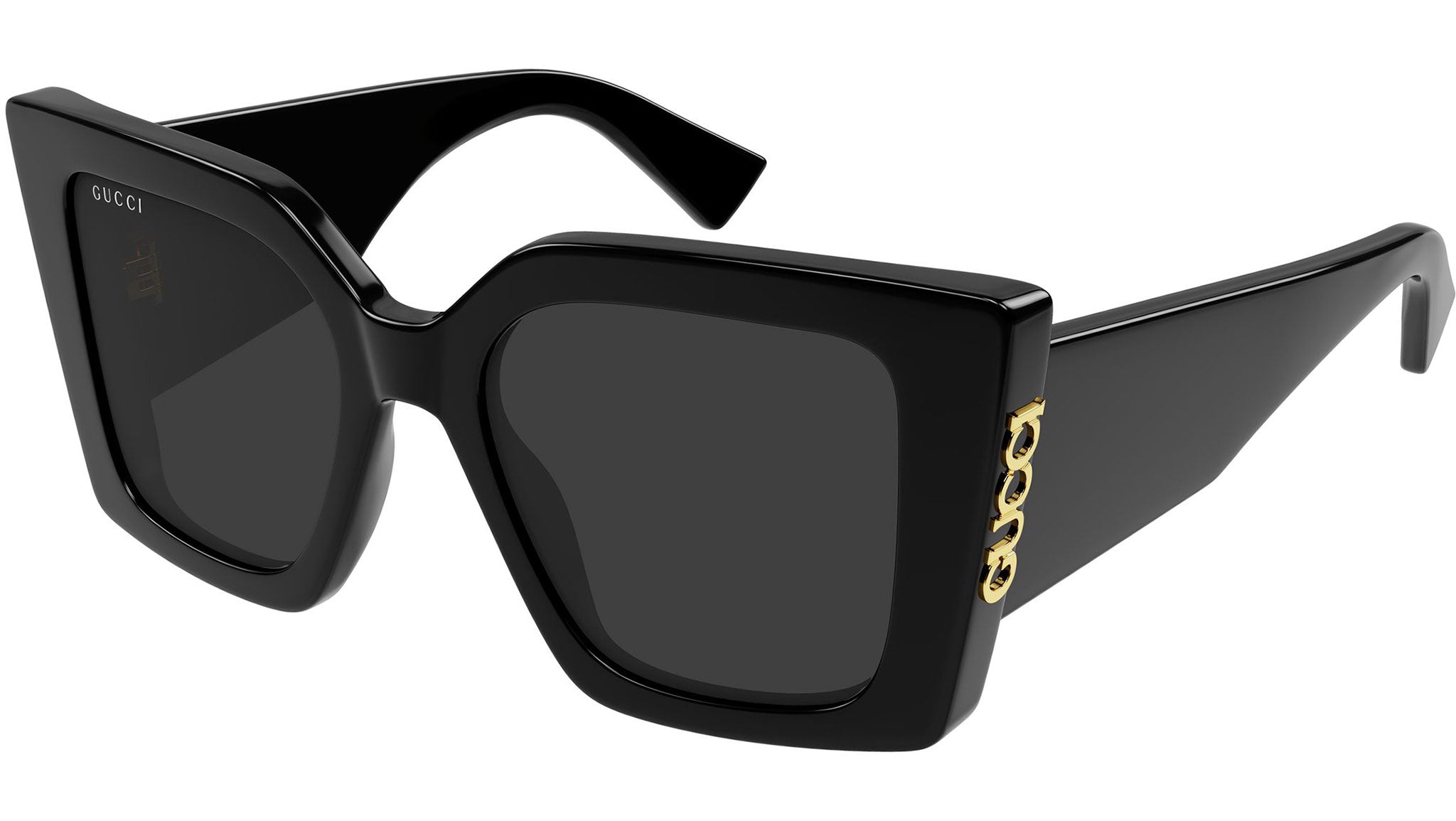 Gucci GG2039S 001 Black Grey Sunglasses - eye-oo.com